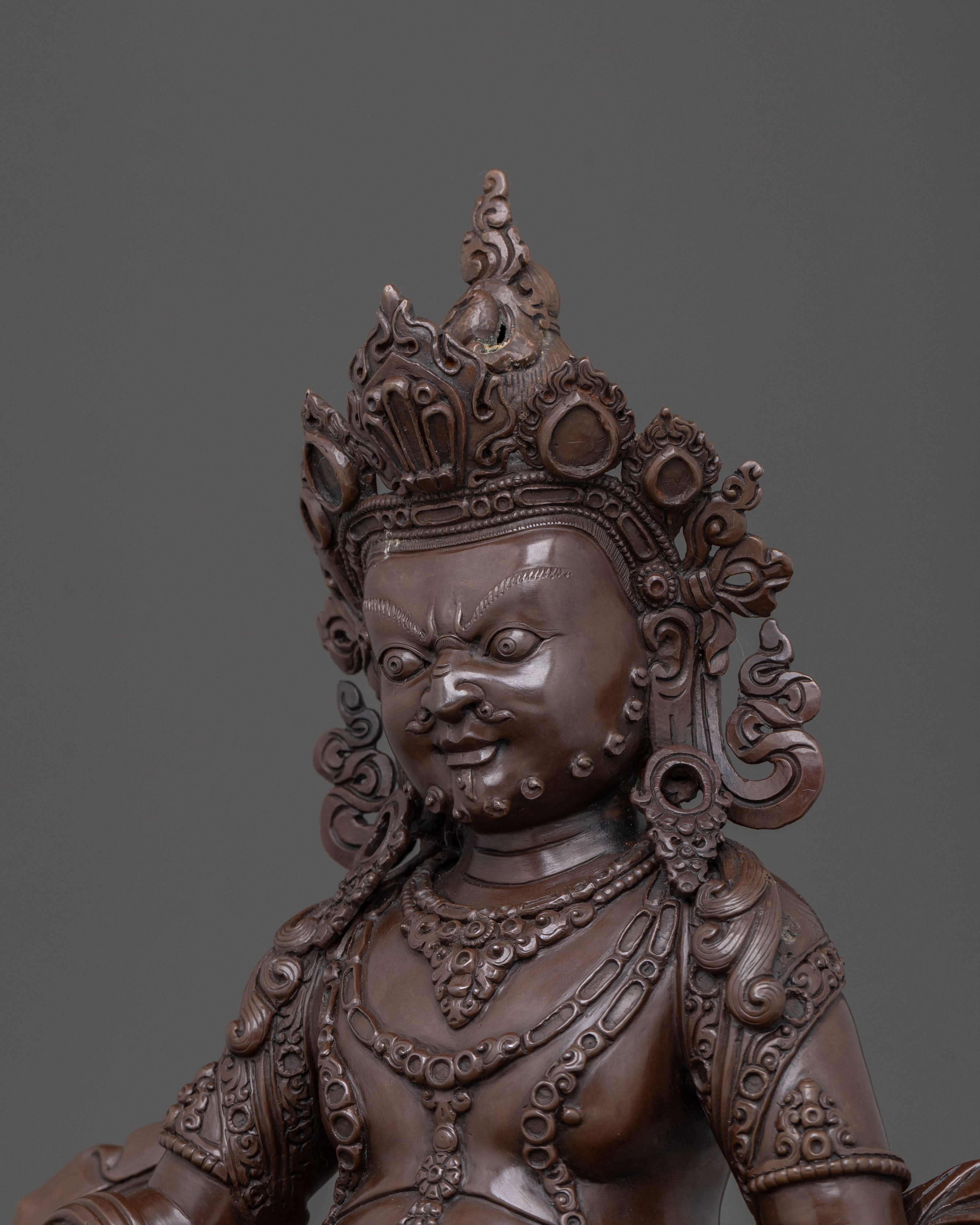 God of Wealth: Dzambhala | Tibetan Figurine