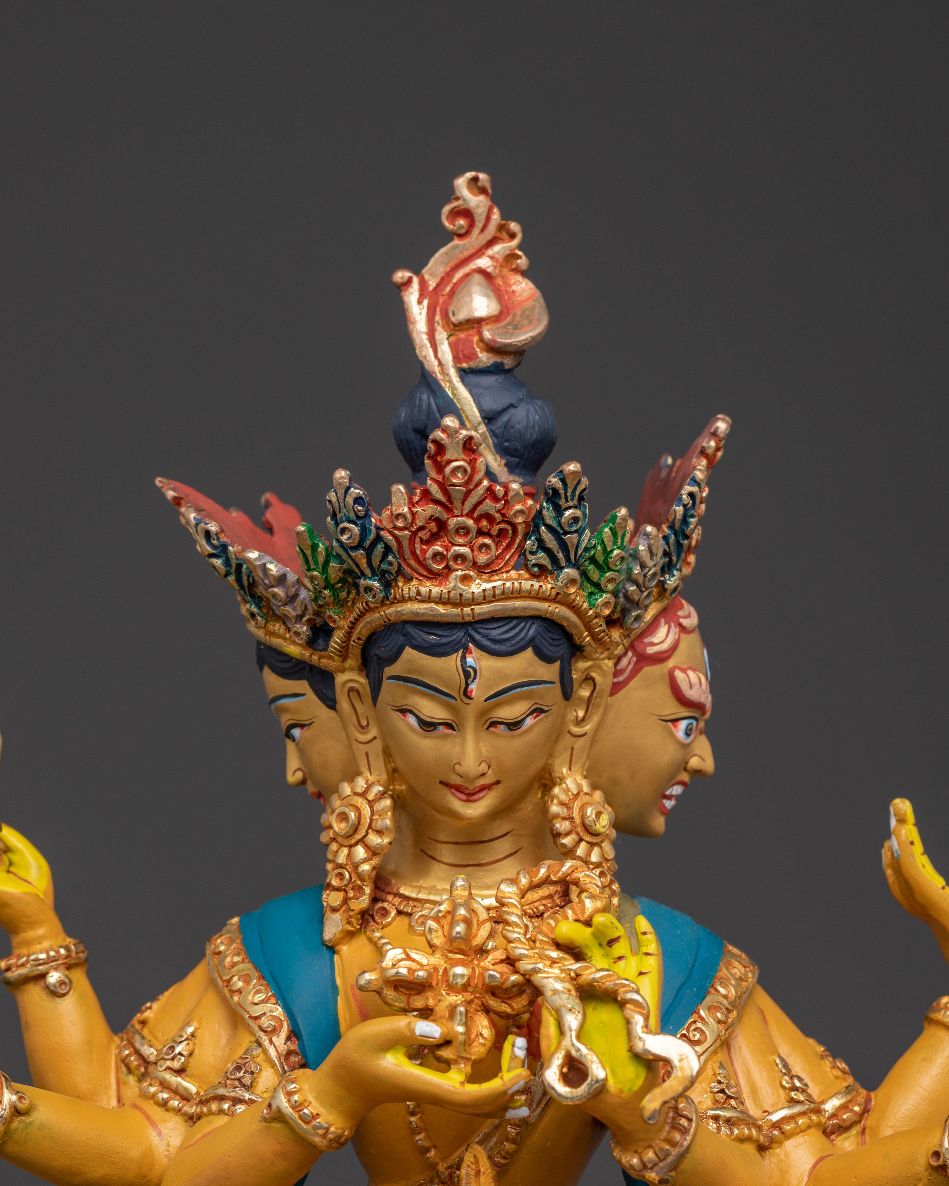 Golden Namgyalma Blessing Statue  – Gilded Namgyalma Sculpture