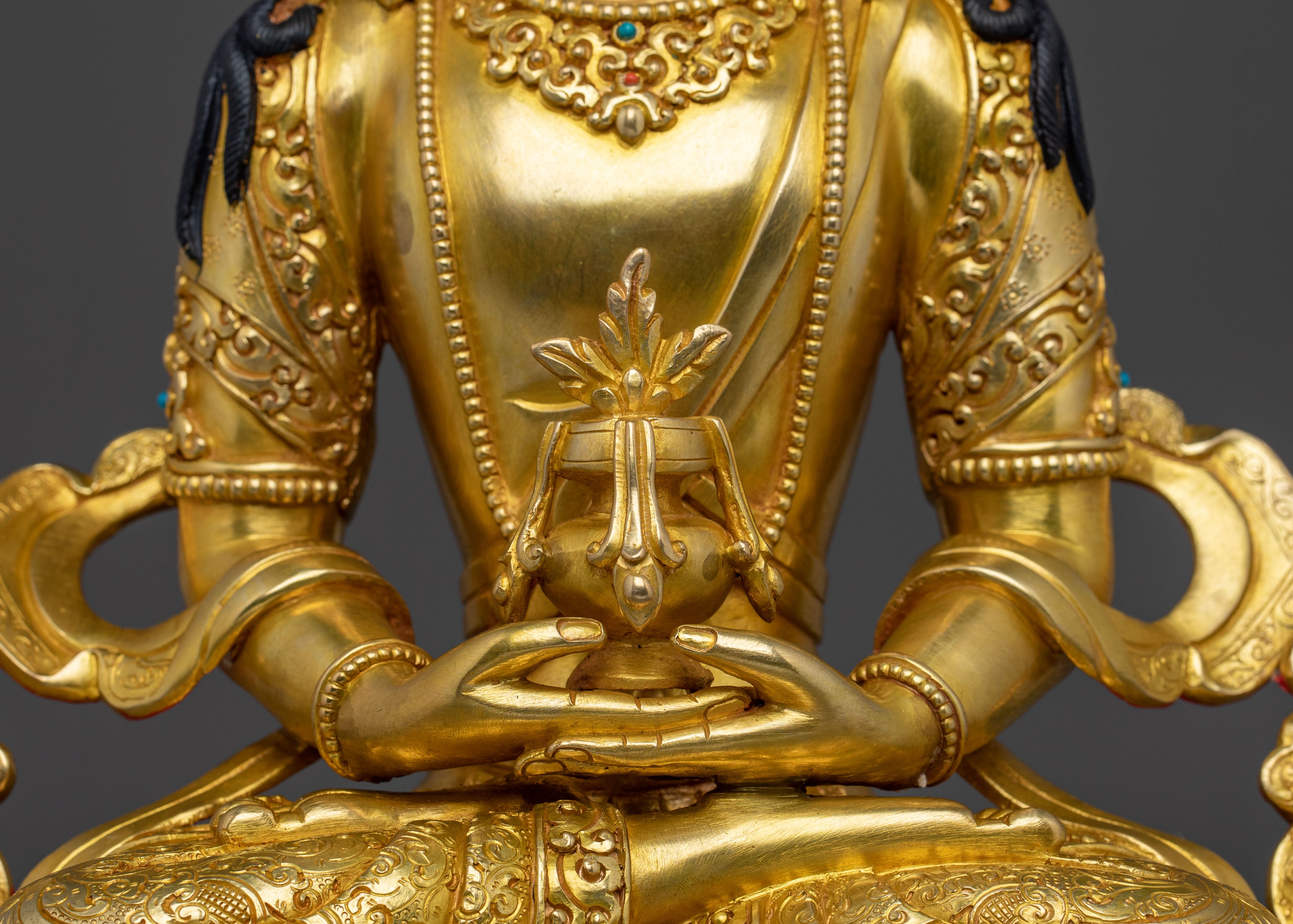 Amitayus Statue | Buddhist Long Life Deity