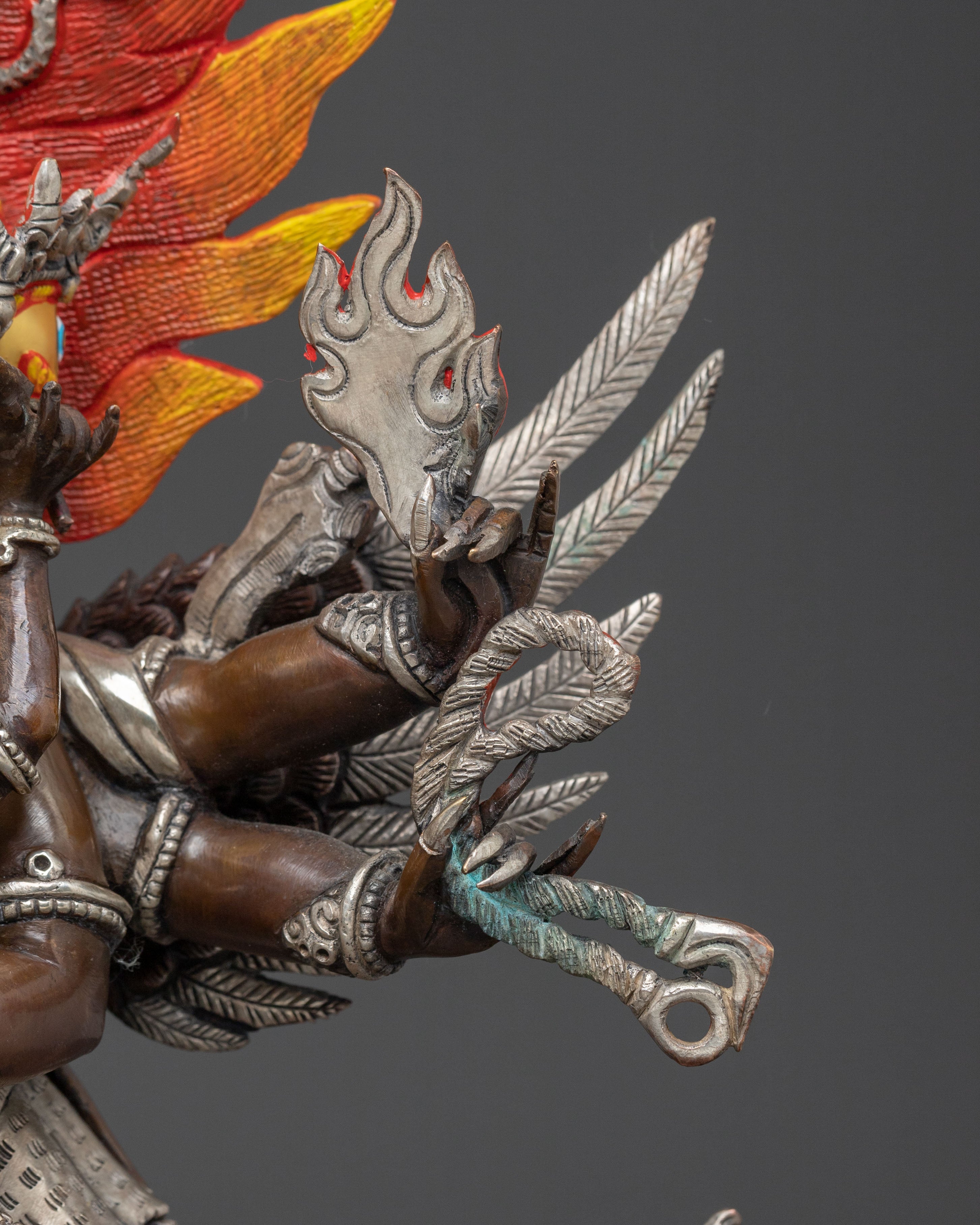 Vajrakilaya Meditational Statue | Sacred Altar Decor