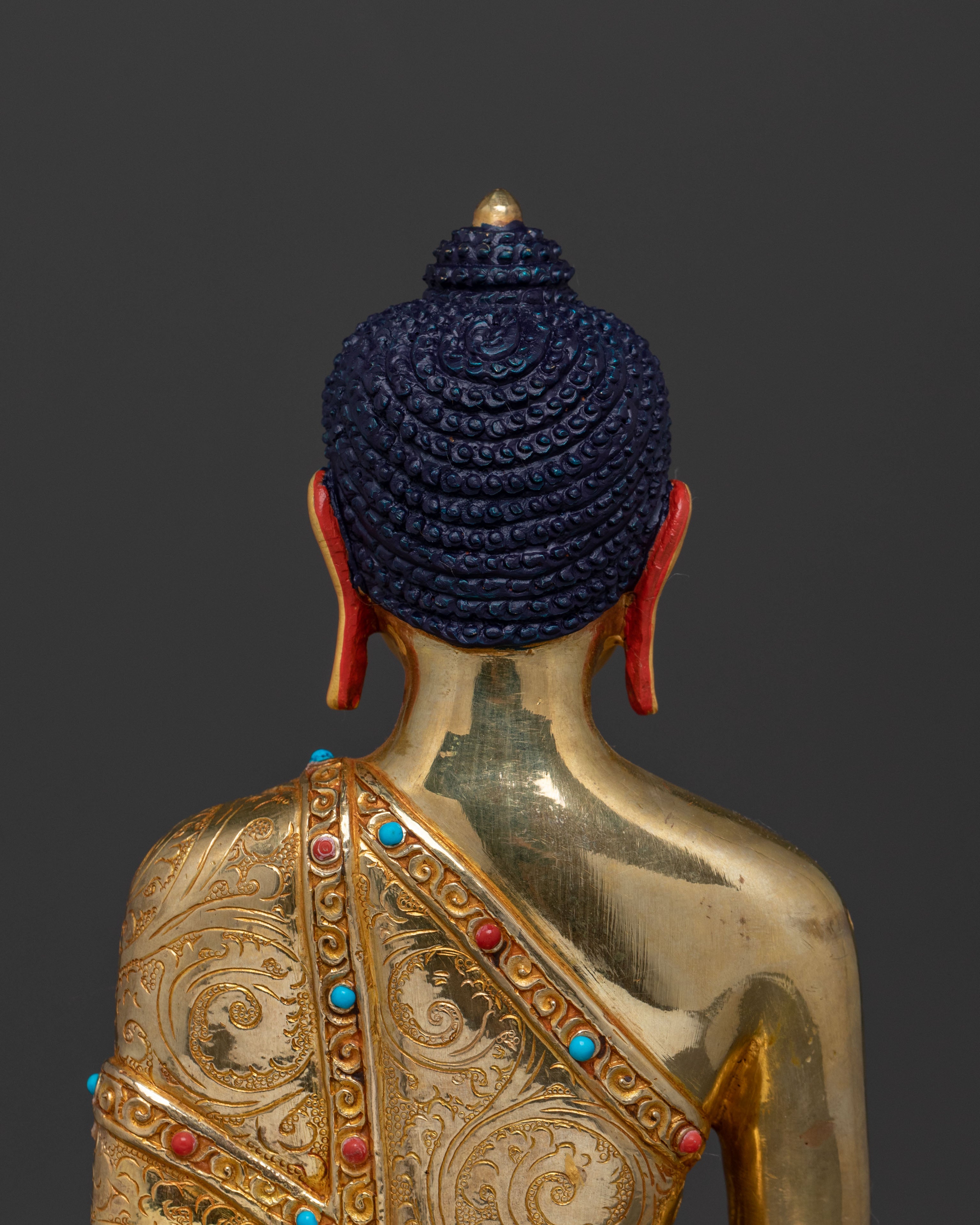 Shakyamuni Buddha Statue with a Throne | Meditation Figure
