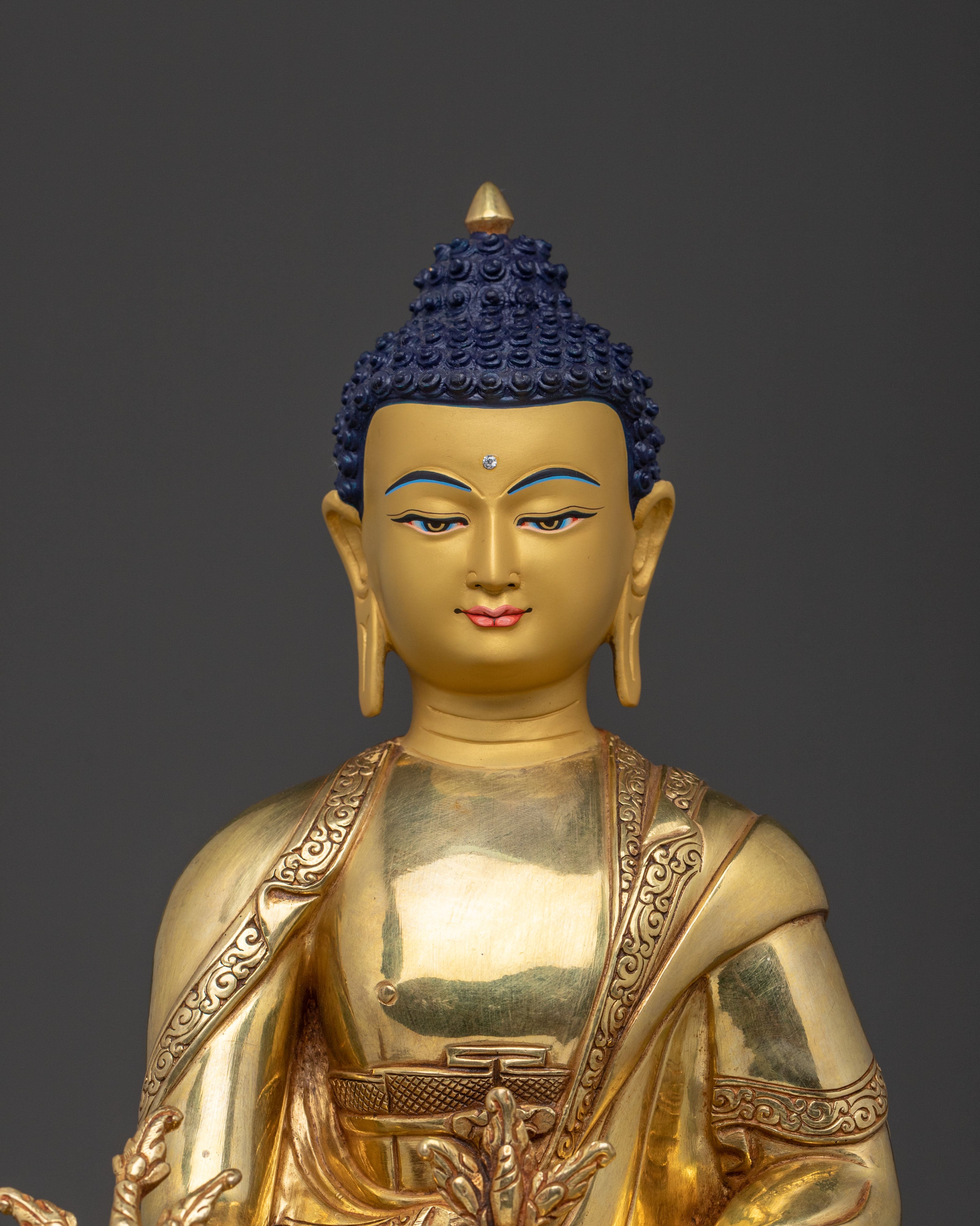 Medicine Buddha Healing Statue | Sacred Buddhist Decor