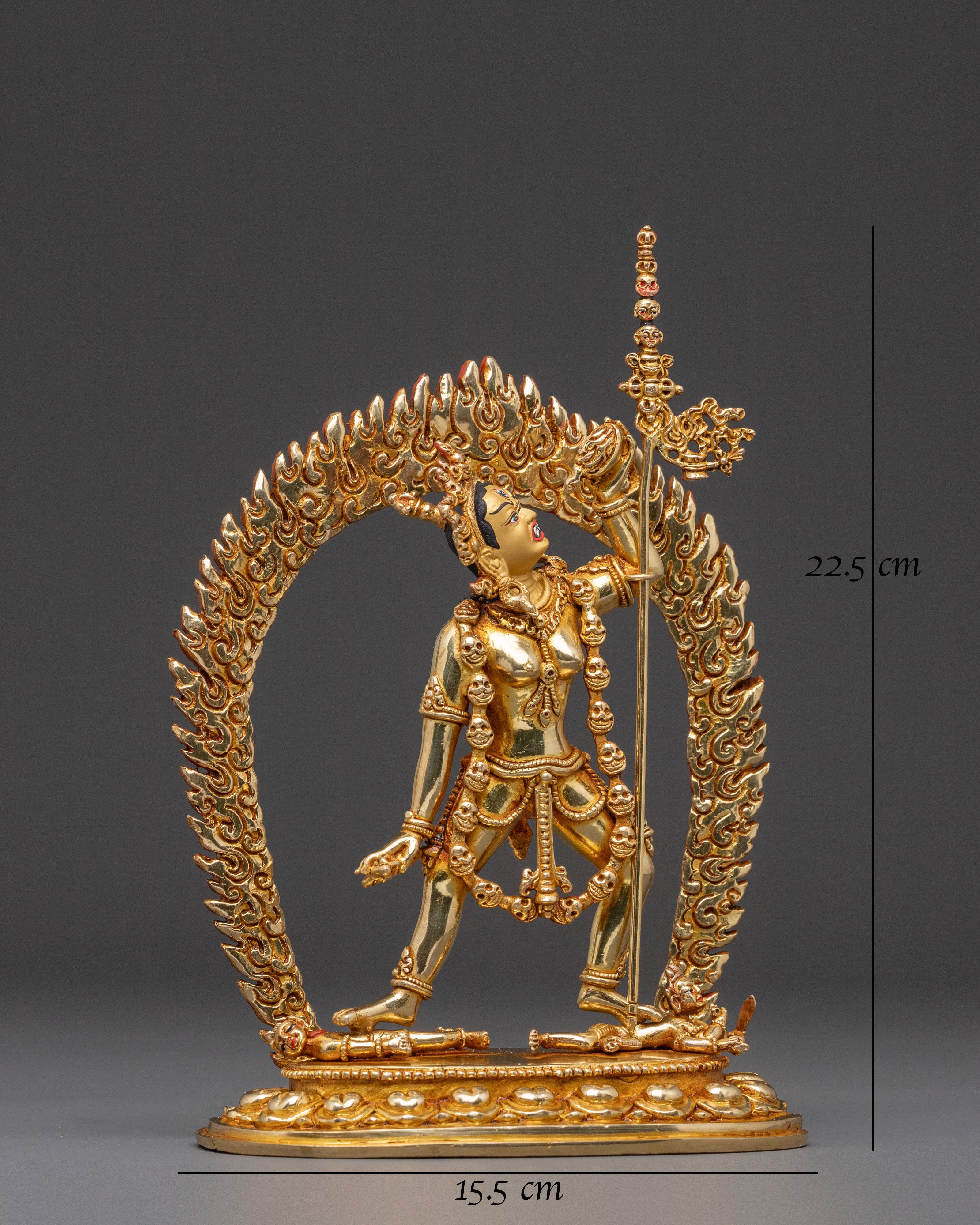 Vajrayogini Golden Statue: Enlightened Wisdom