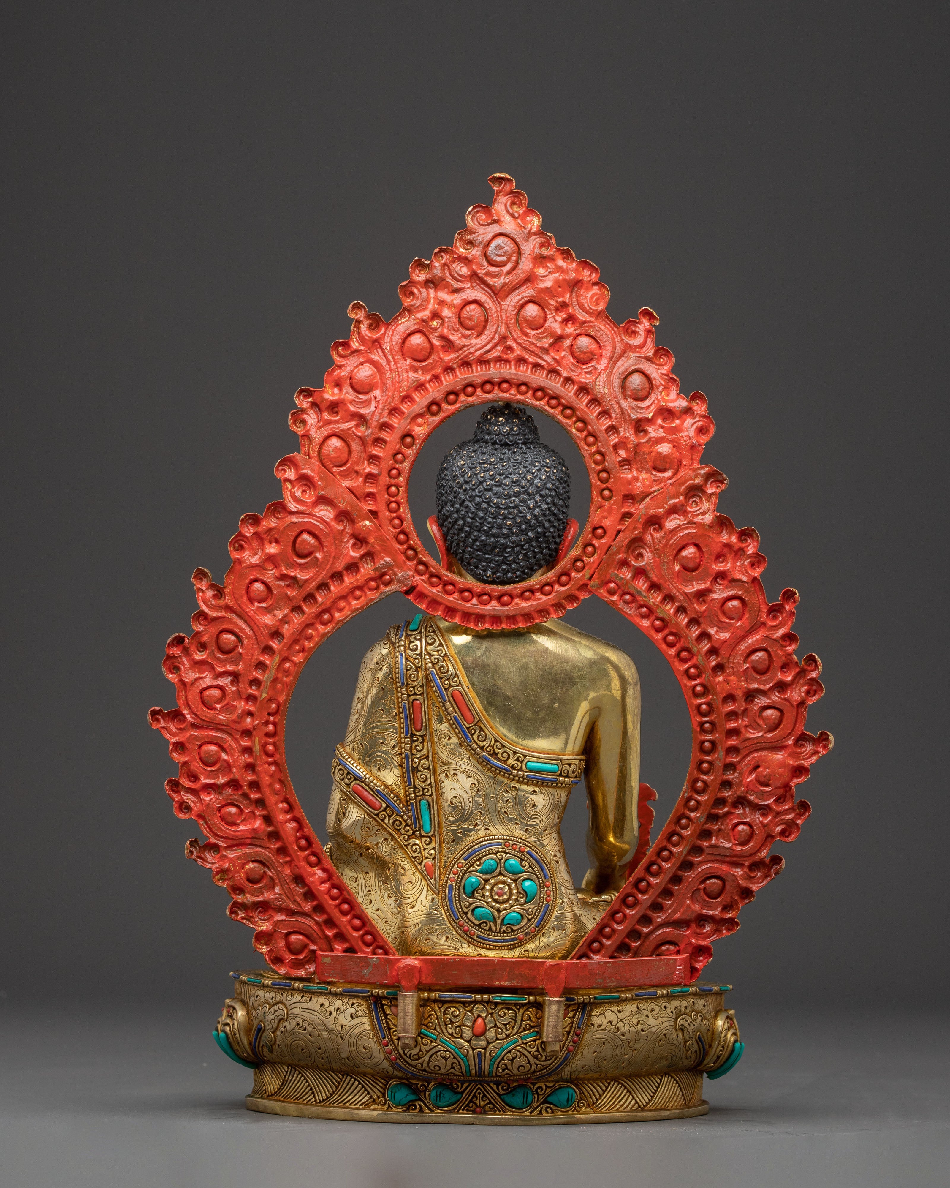 The Buddhist Healing Statue of Medicine Buddha | Nepali Handmade Icon