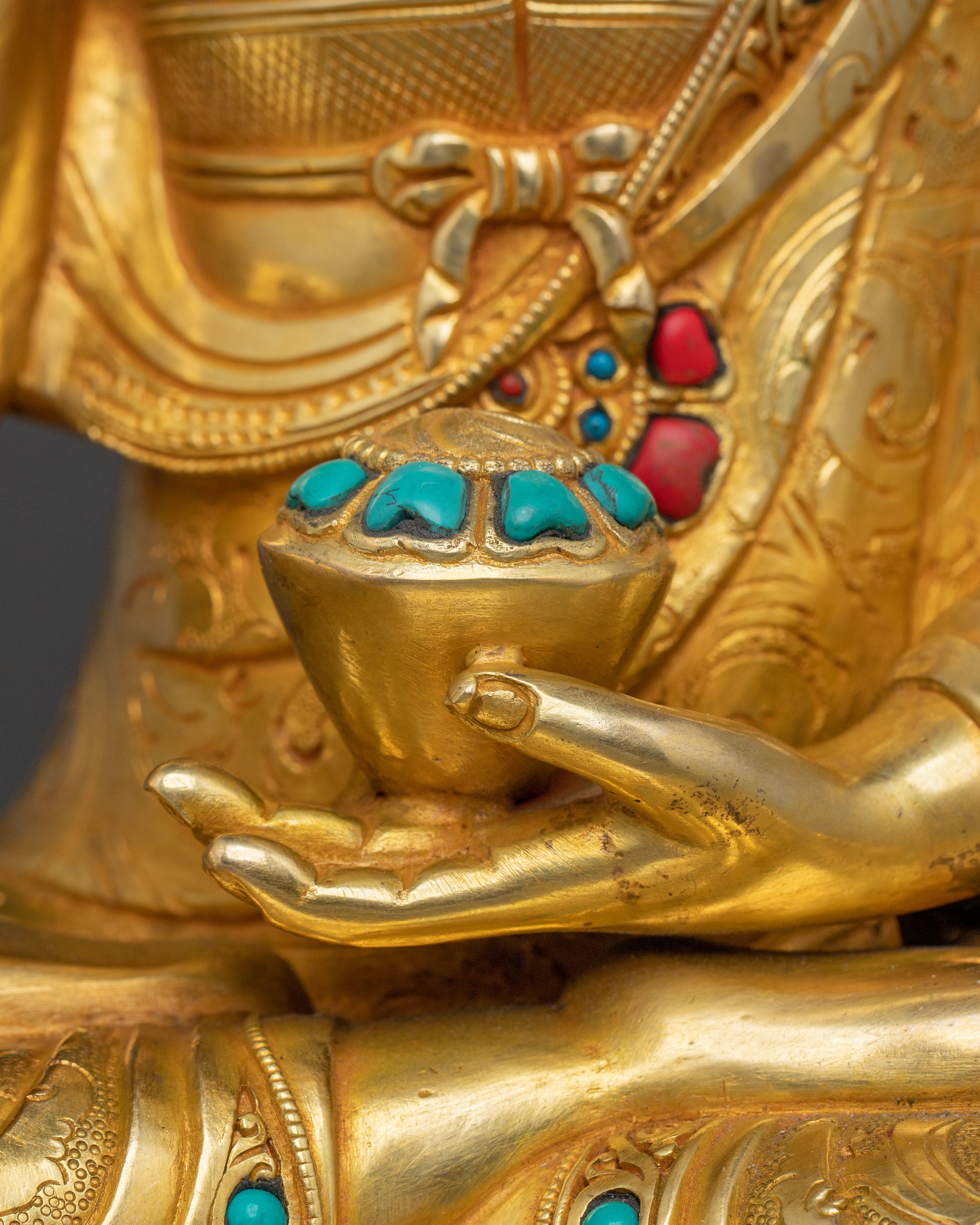 Shakyamuni Buddha Ritual Statue | Meditation Shrine Sculpture