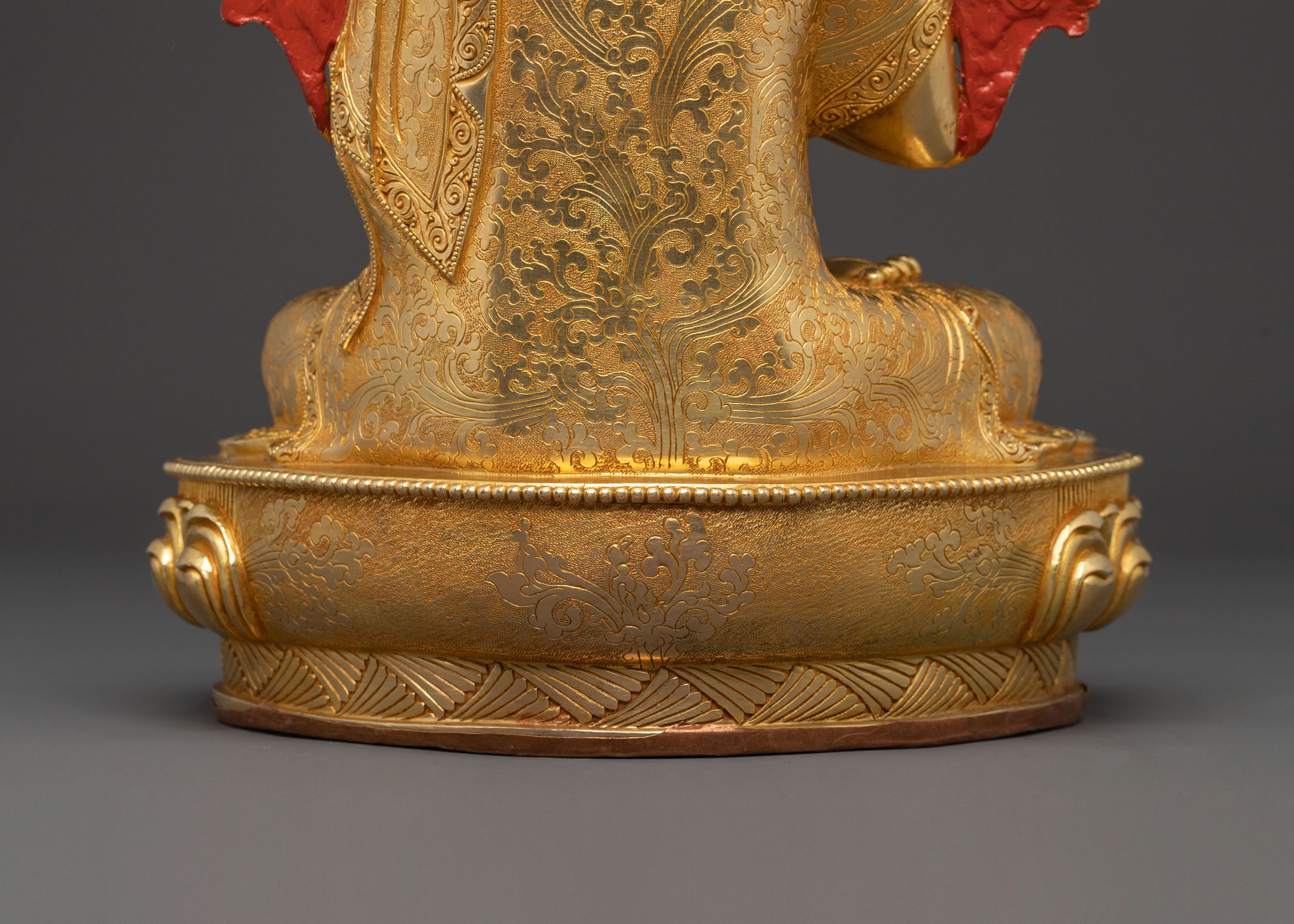 Tsongkhapa with Two Disciples Statue Set | Himalayan Buddhist Art