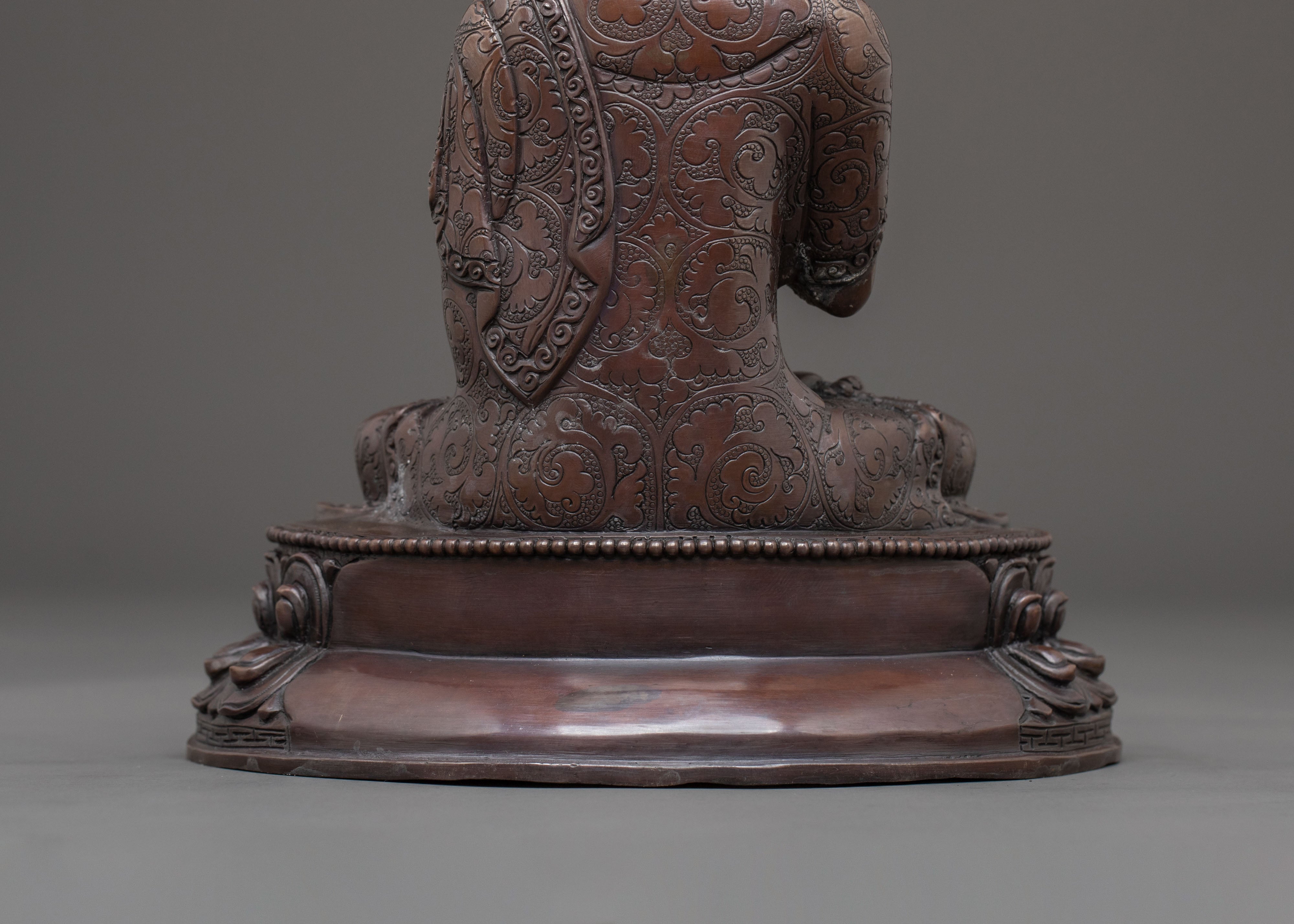 Amogasiddhi Buddha Statue | Oxidized Copper Iocn