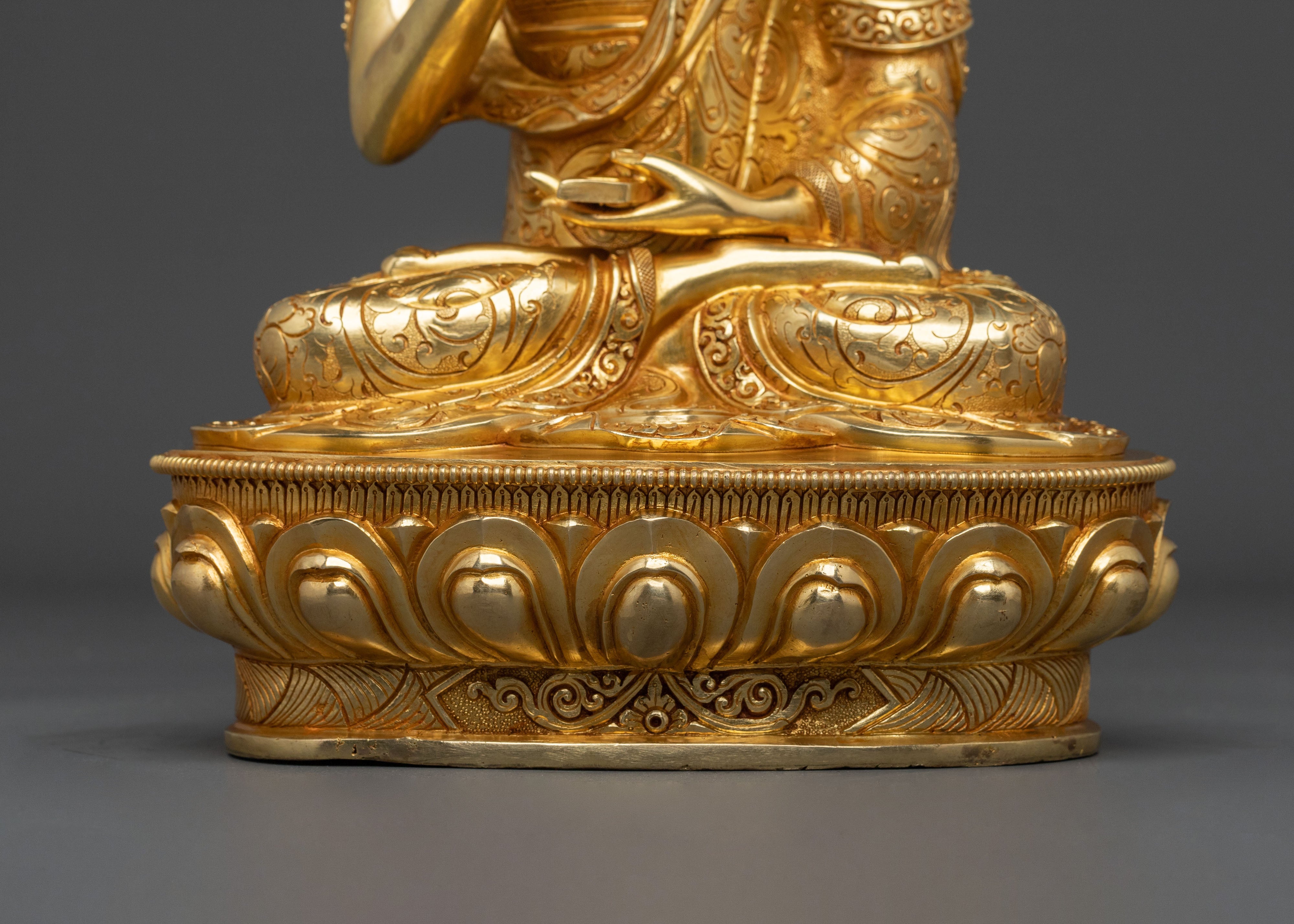 Tsongkhapa Sculpture with Disciples | Buddhist Master