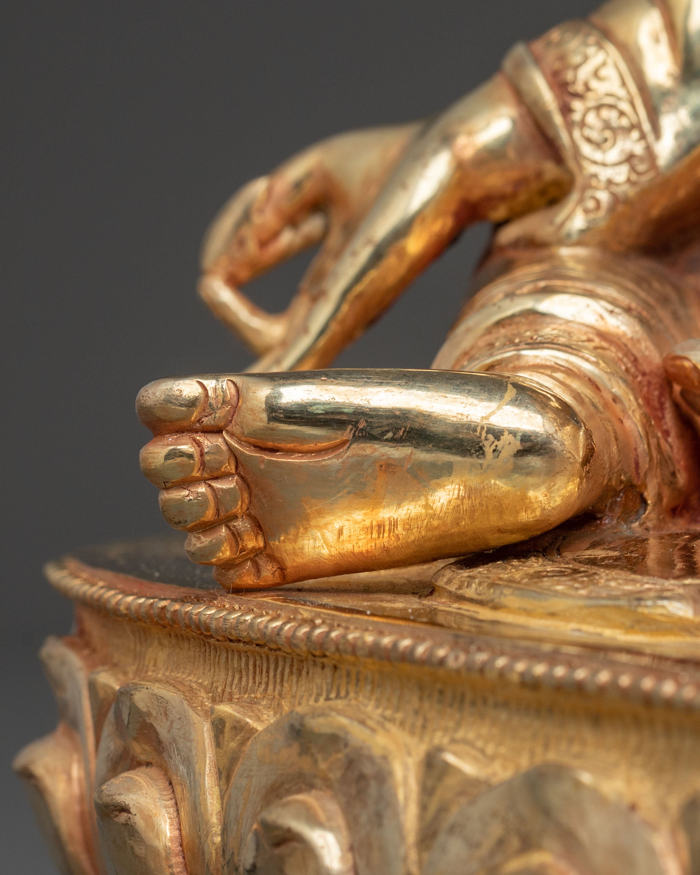 Jigme Lingpa Statue | Handmade Himalayan Altar Decor Sculpture