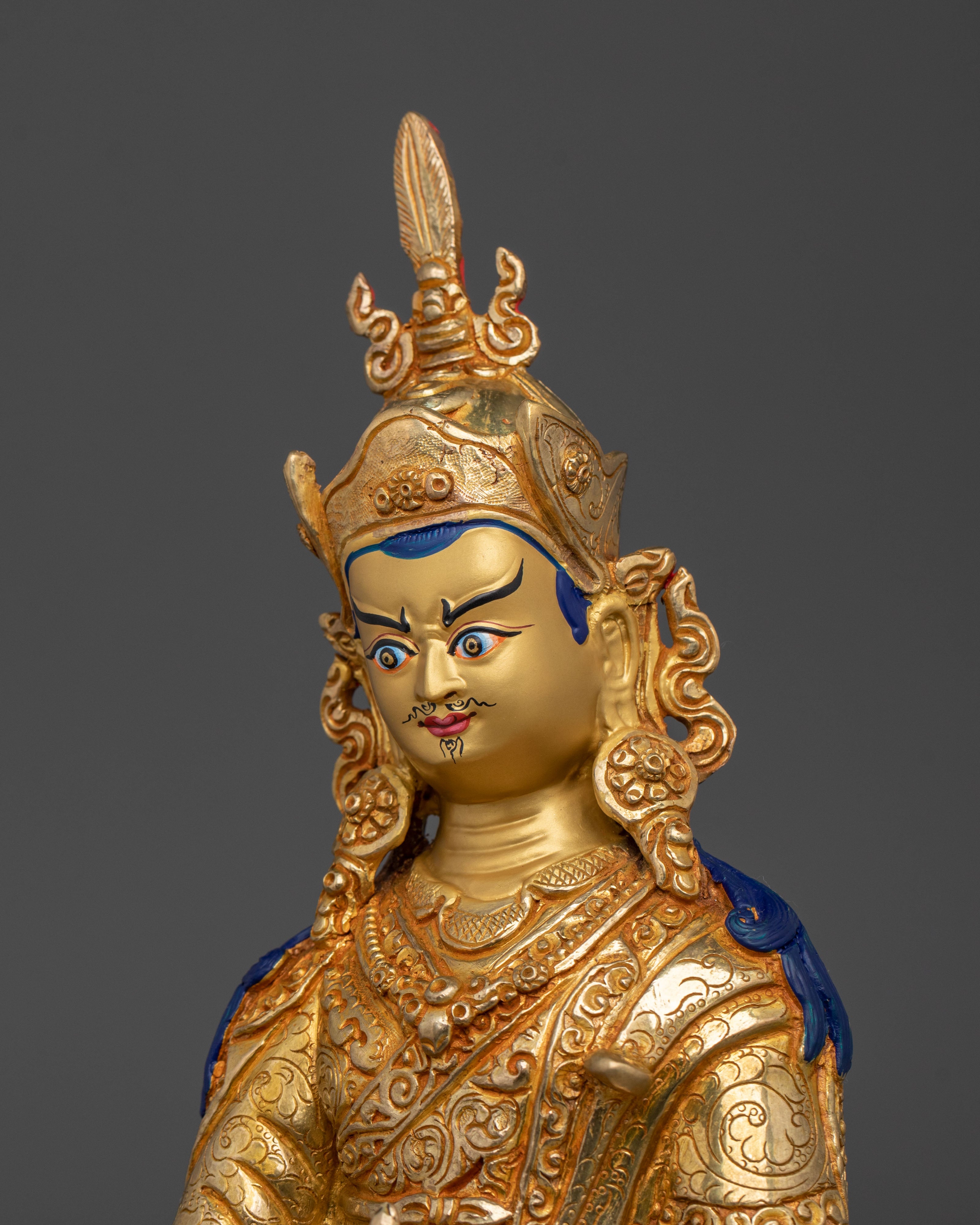 Vajra Guru Padmasambhava Statue | Lotus Born Master of Vajrayana Buddhism