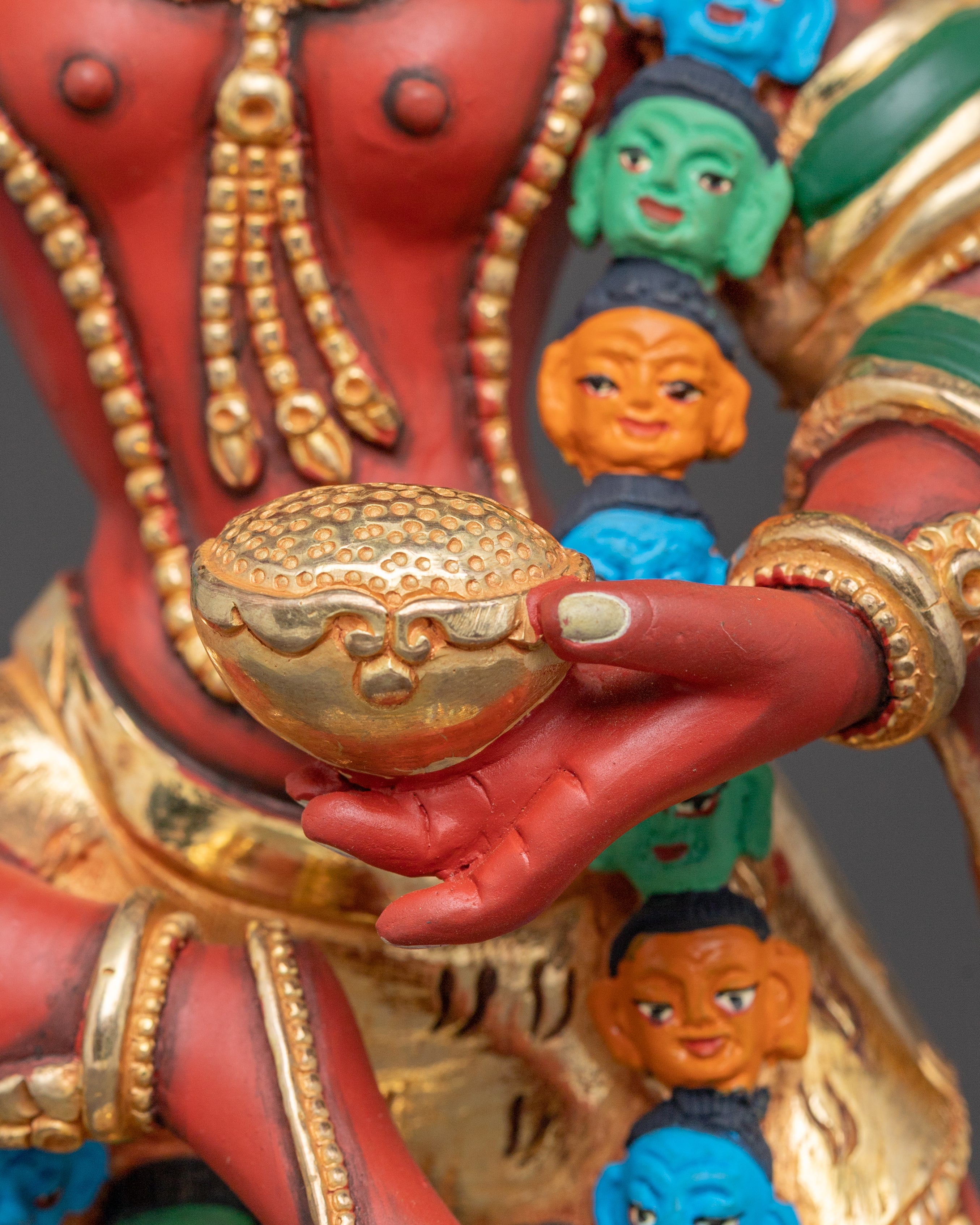 Dakini Vajravarahi Golden Statue | Goddess of Transformation