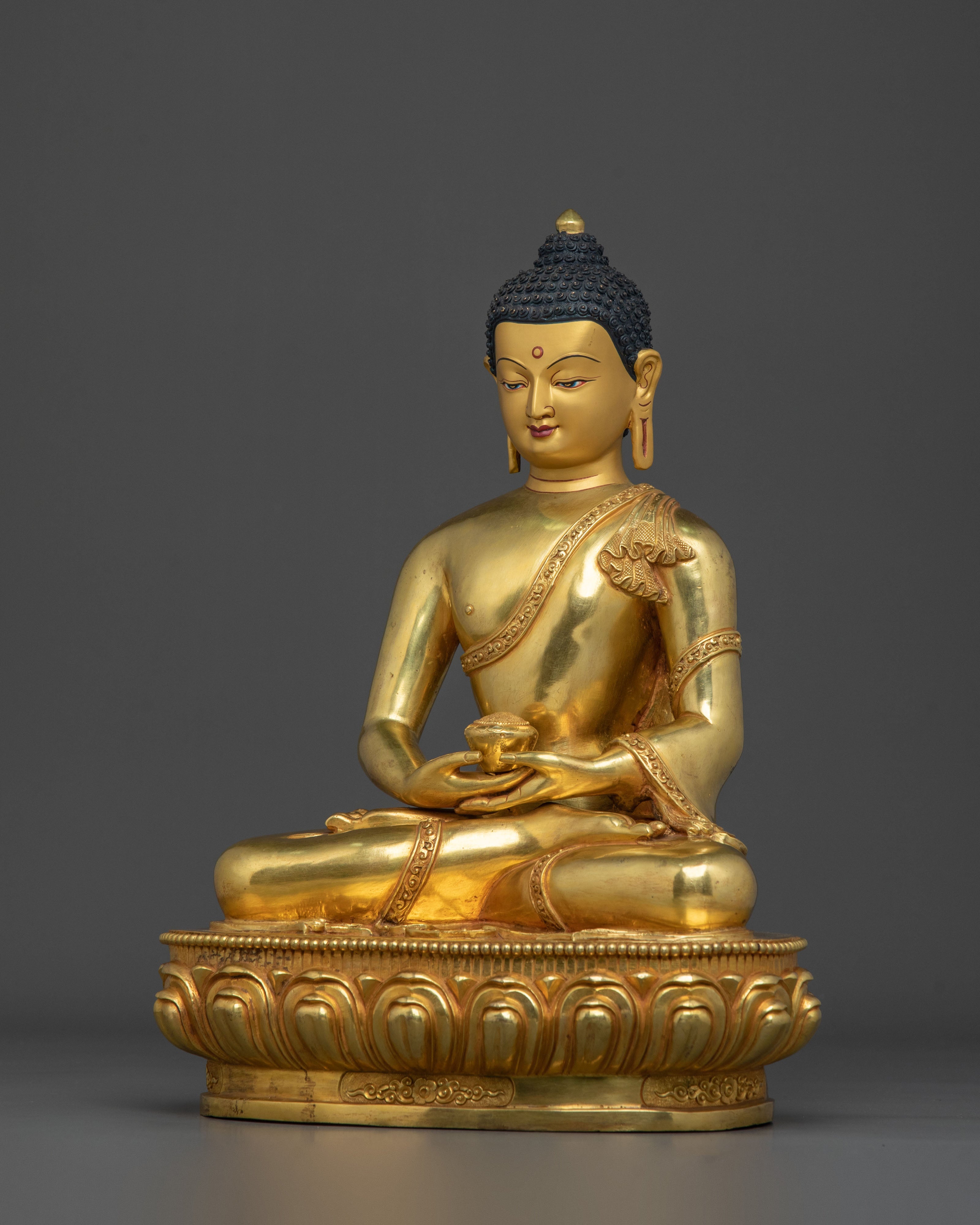 Radiant Amitabha Buddha Statue for Altar | Buddha of Infinite Light