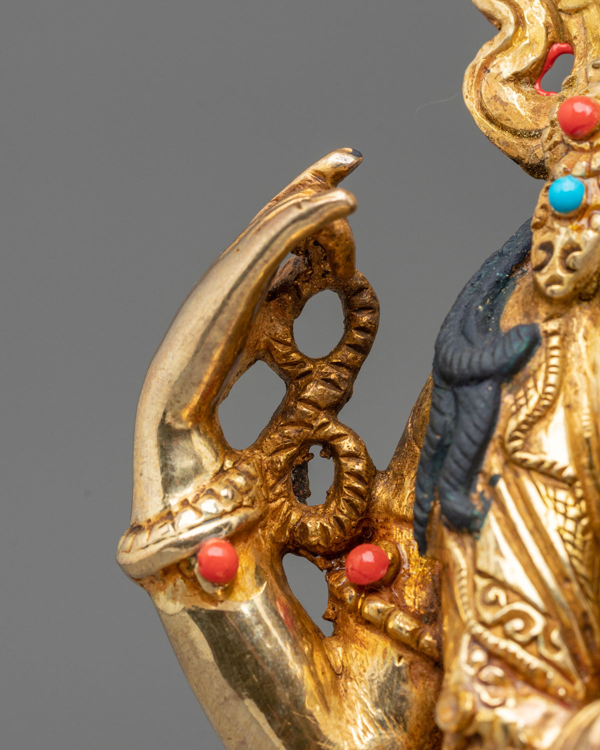 Four-Armed Chenrezig Tibetan Sculpture