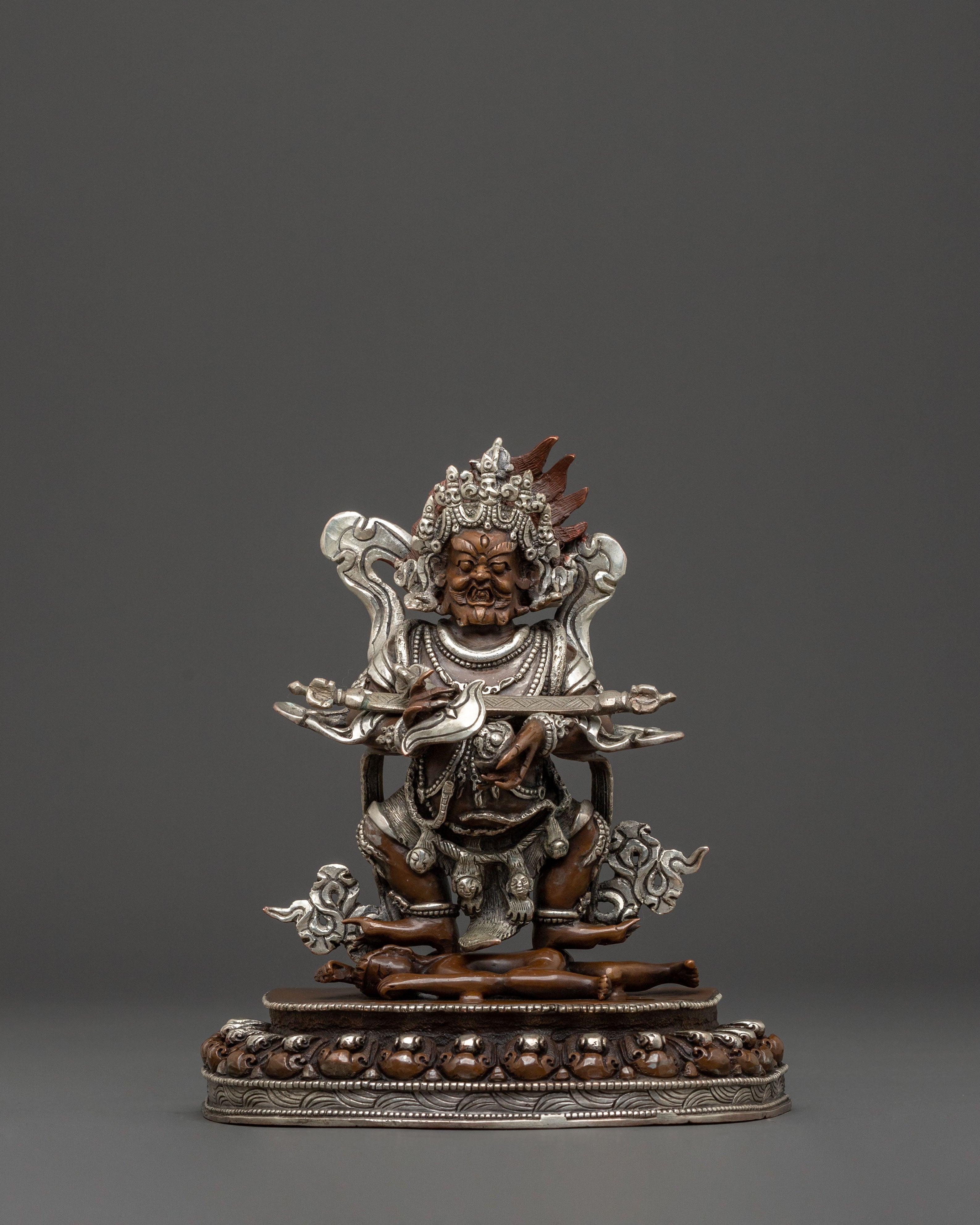 Shakya Mahakala Statue of Protection | Fierce Tibetan Protector