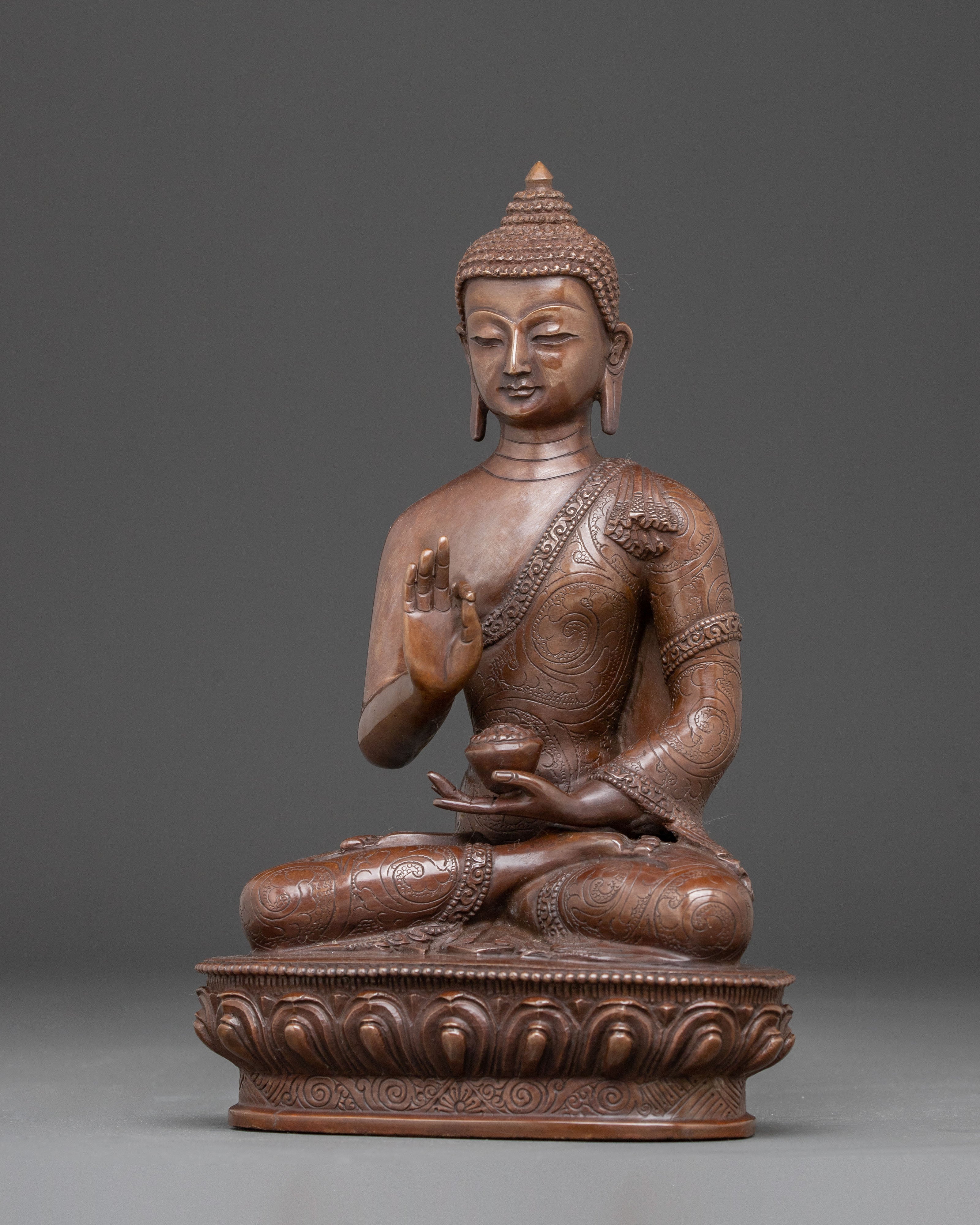 Amongasiddhi Oxidized Copper Body Statue | Protector of the North