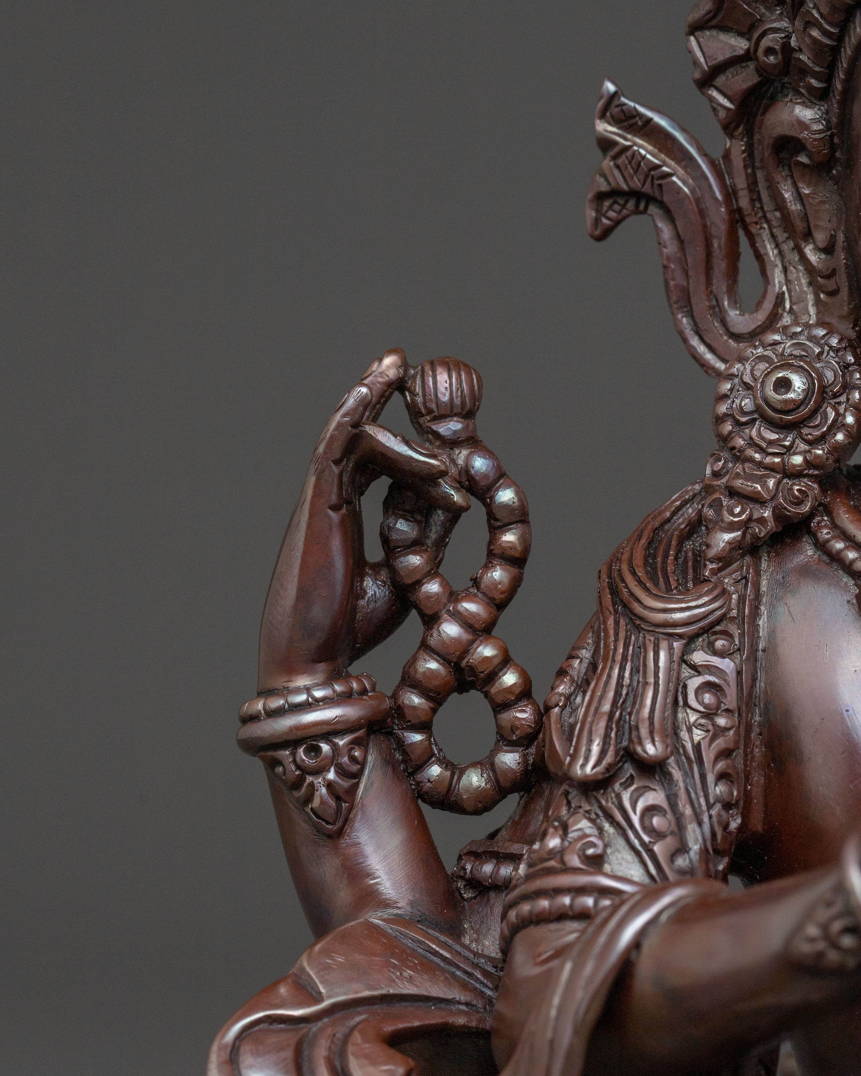 Chenrezig With Consort Statue: Compassion Deity