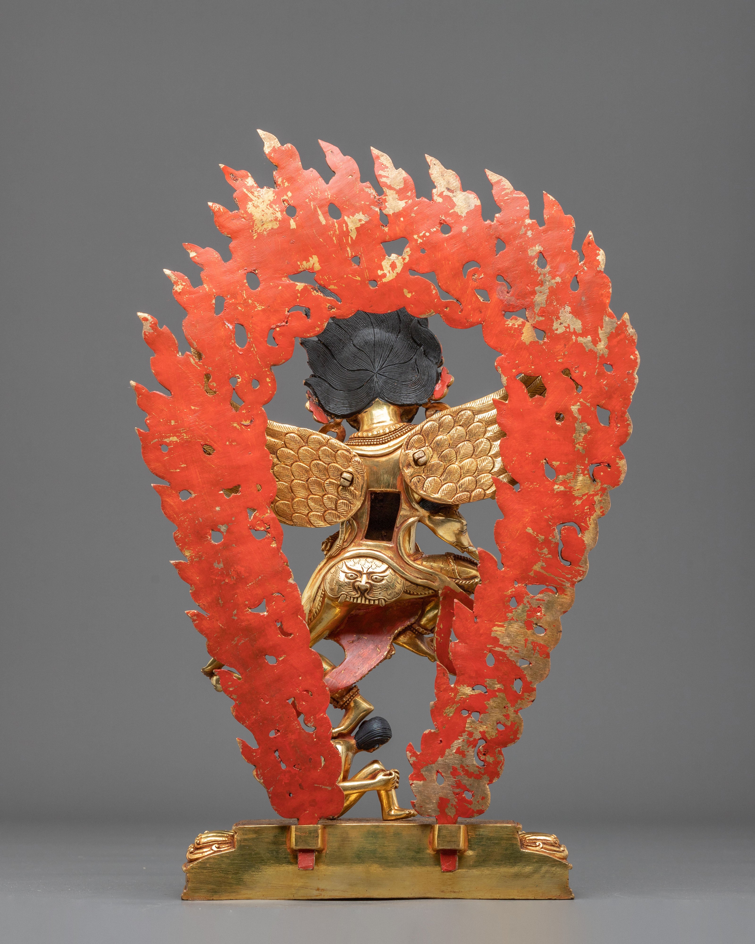 Garuda Spiritual Statue | Handcrafted 24K Gold Gilded Figurine