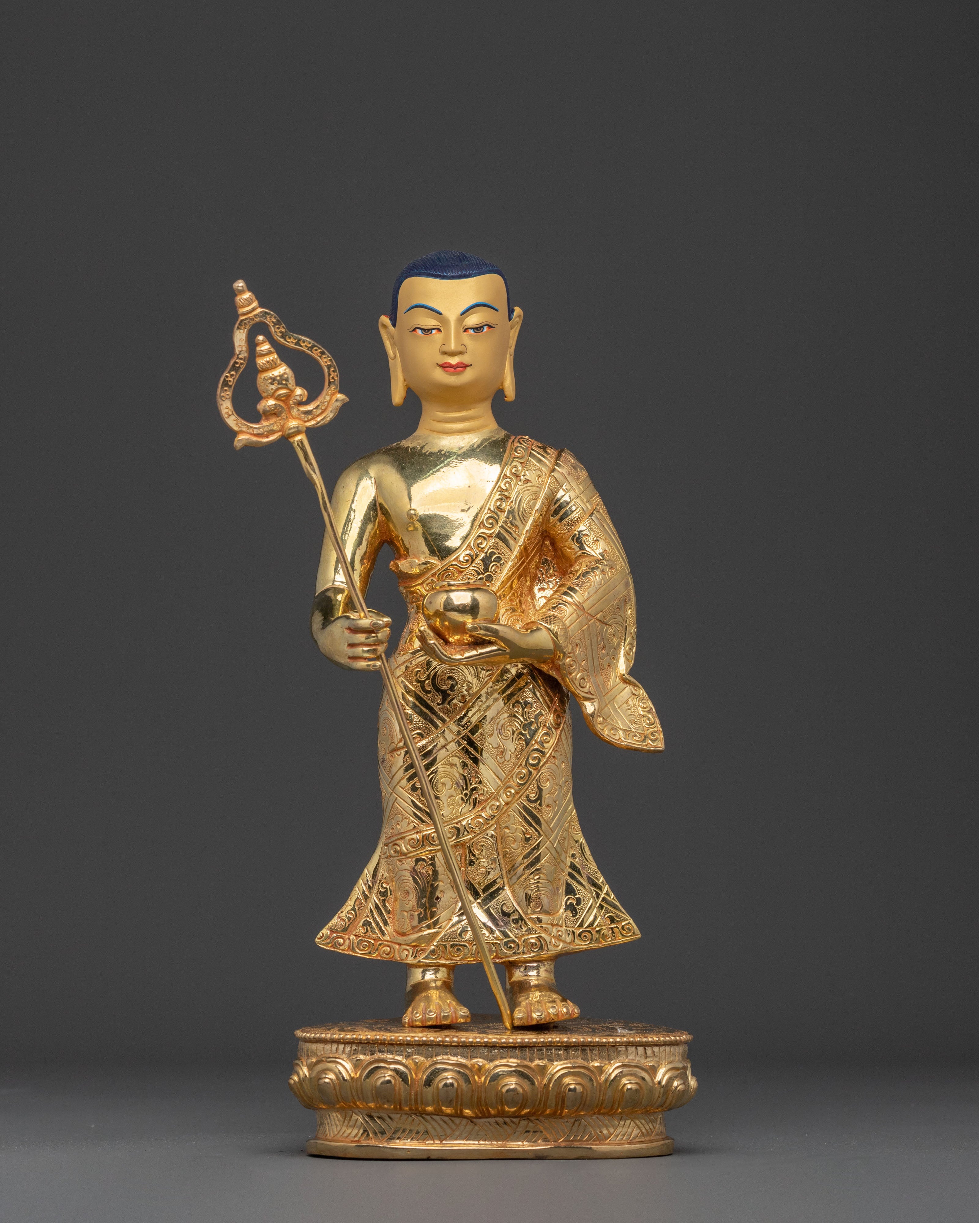 Shakyamuni Buddha Statue with Disciples | Altar Home Decor