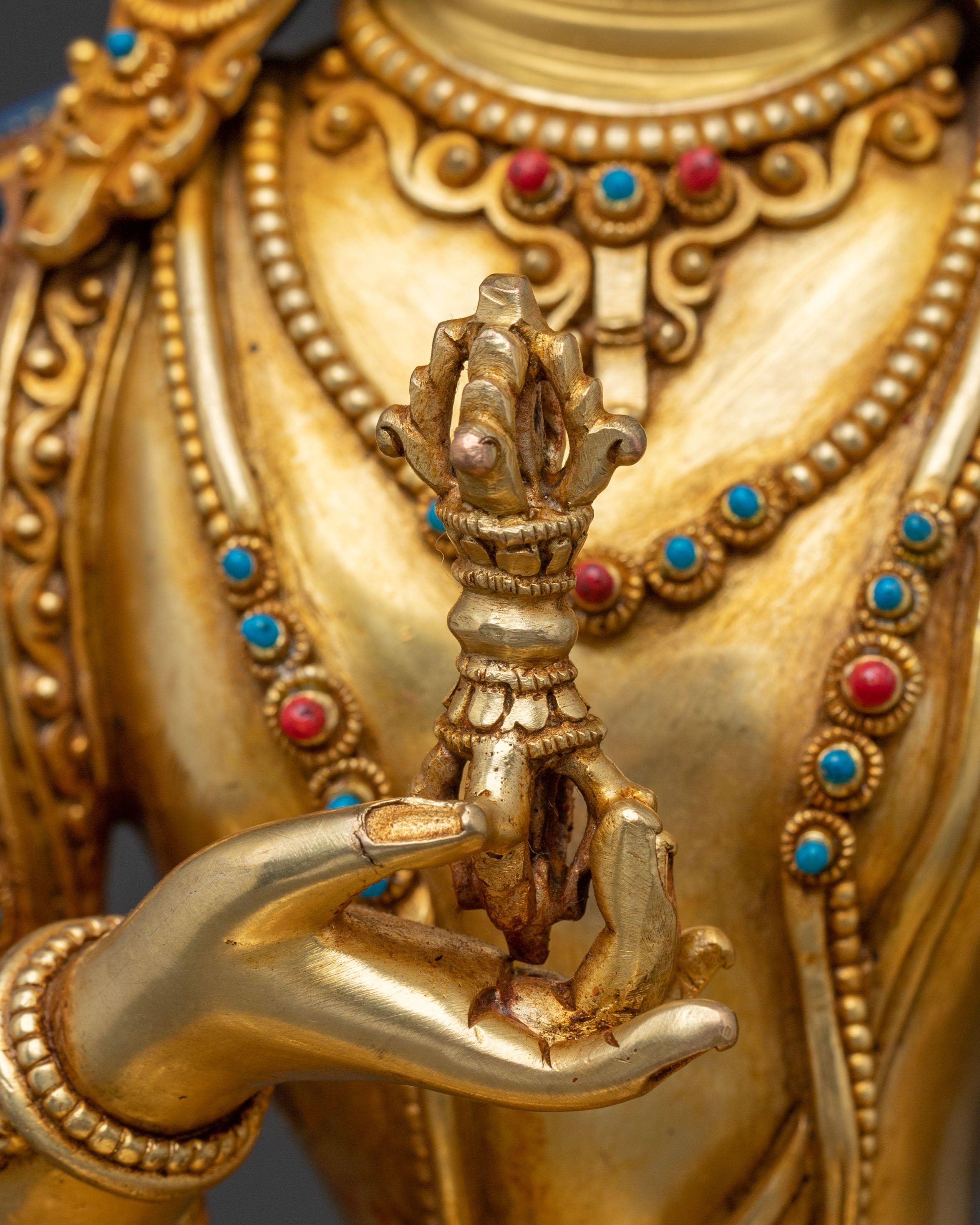 Handcrafted Vajrasattva Figurine | Sacred Tibetan Purification Statue