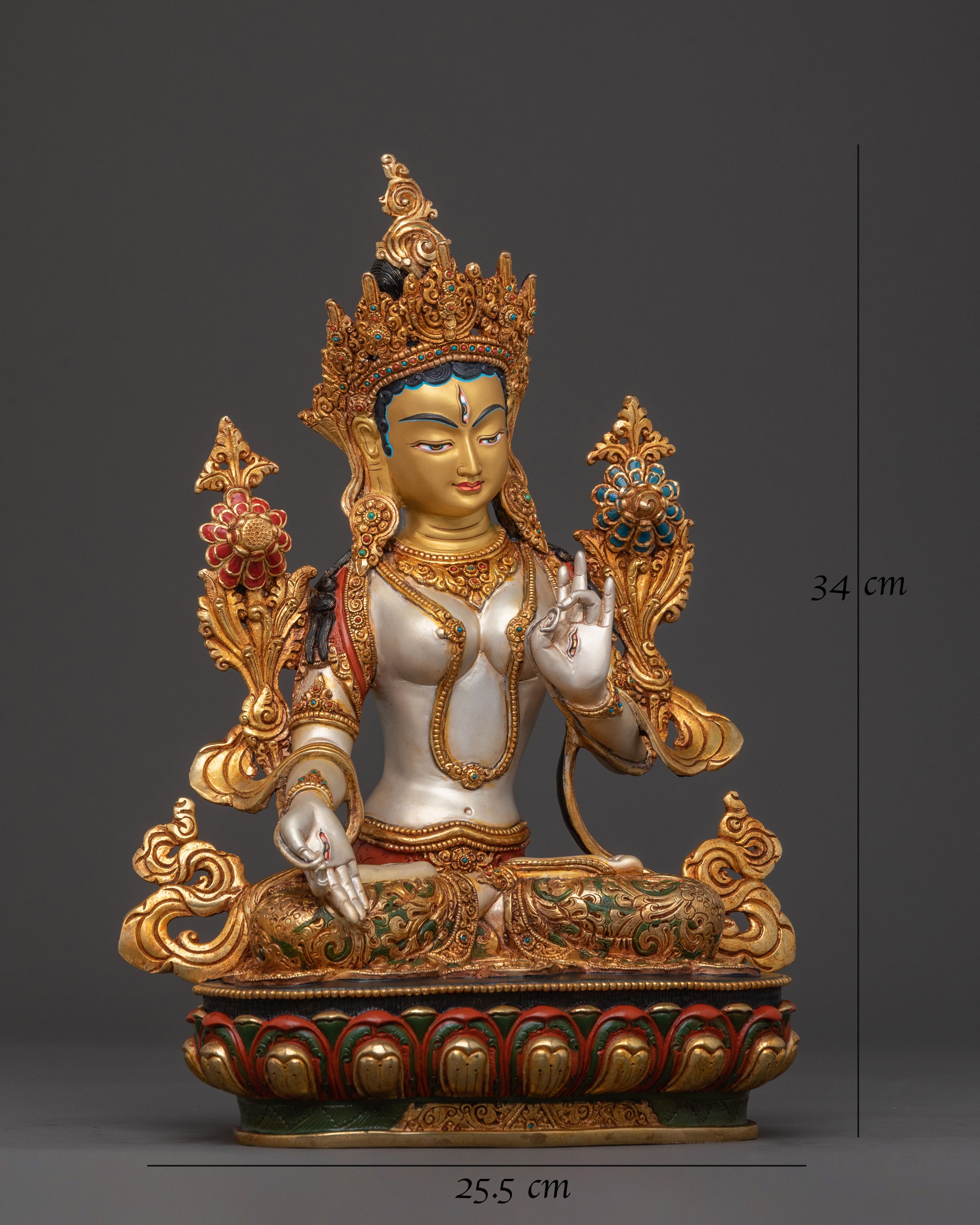 White Tara Compassionate Statue | Symbol of Wisdom & Compassion