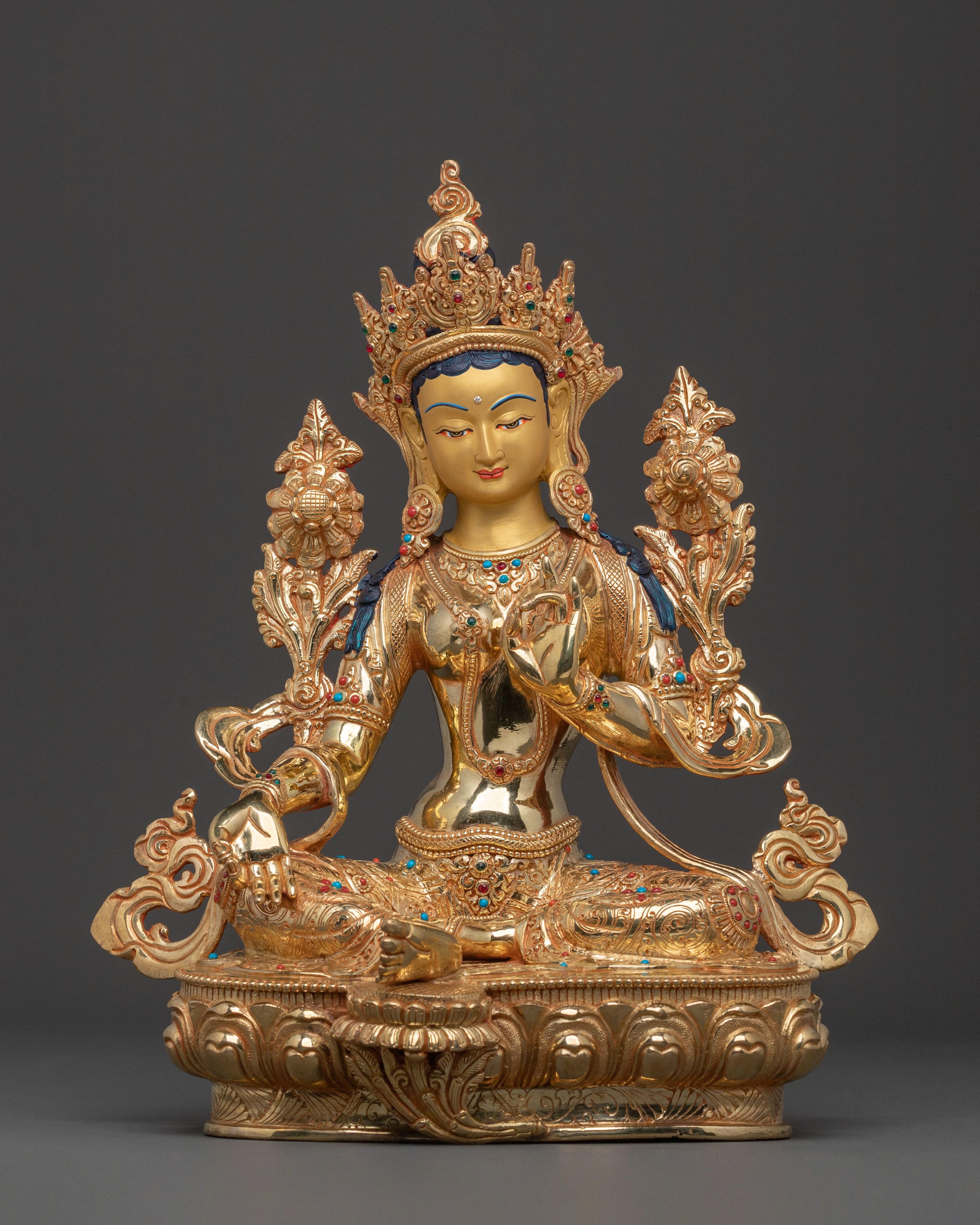 Swift Compassion Statue of Green Tara