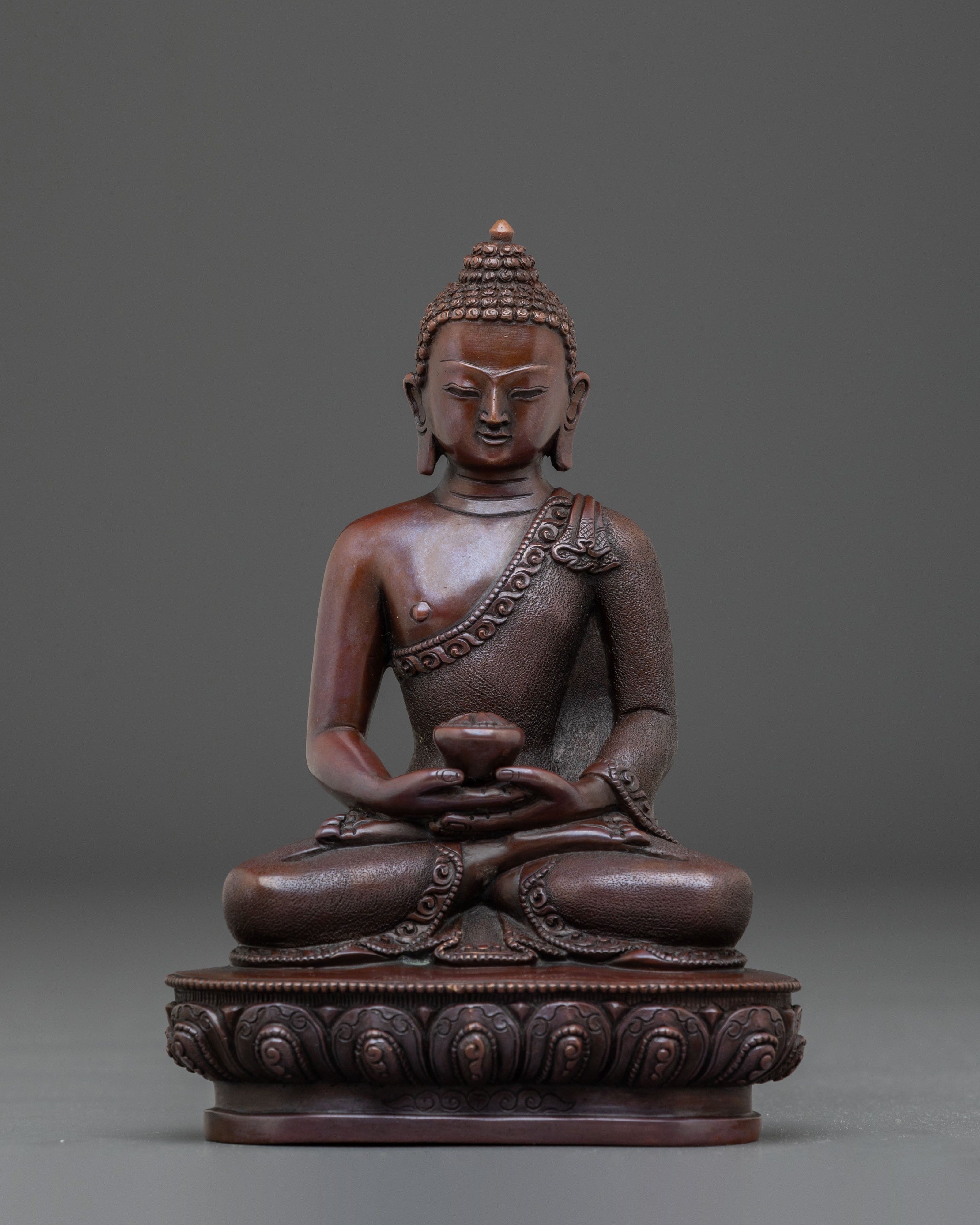 Amitabha Buddha Sculpture | Oxidized Serenity