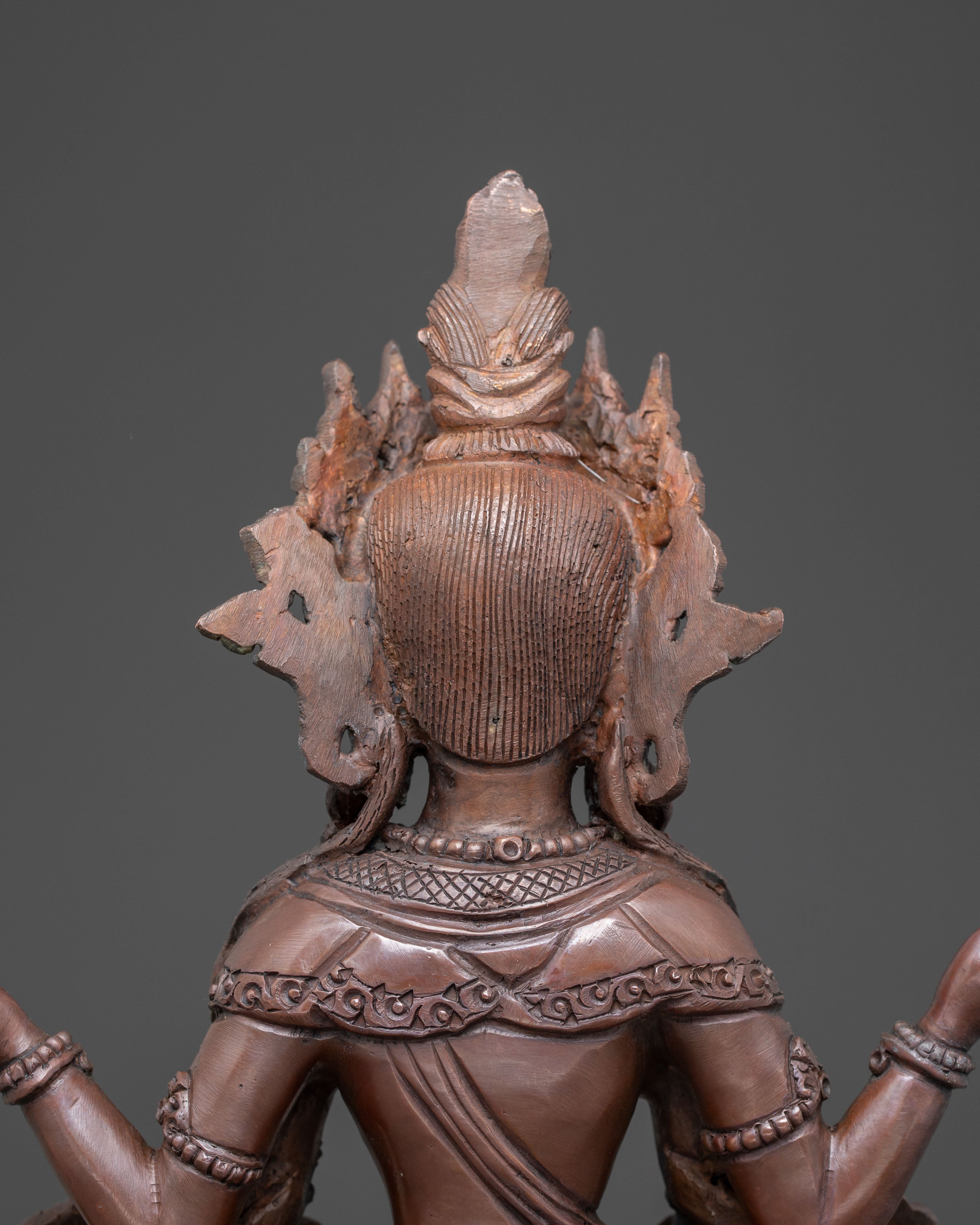 Handmade Prajnaparamita Oxidized Statue | Embodiment of Transcendental Wisdom