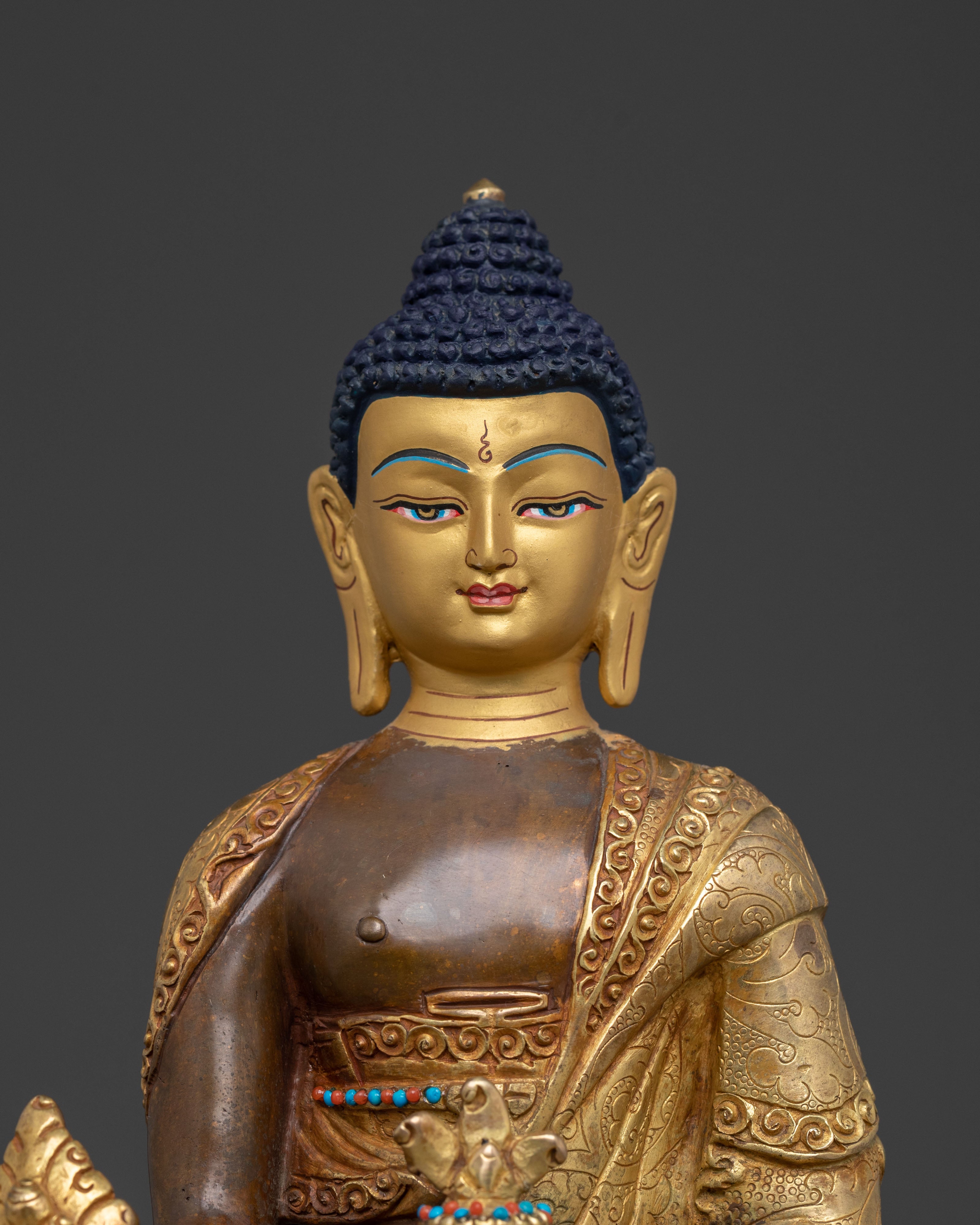 Medicine Buddha Longevity Blessing Statue