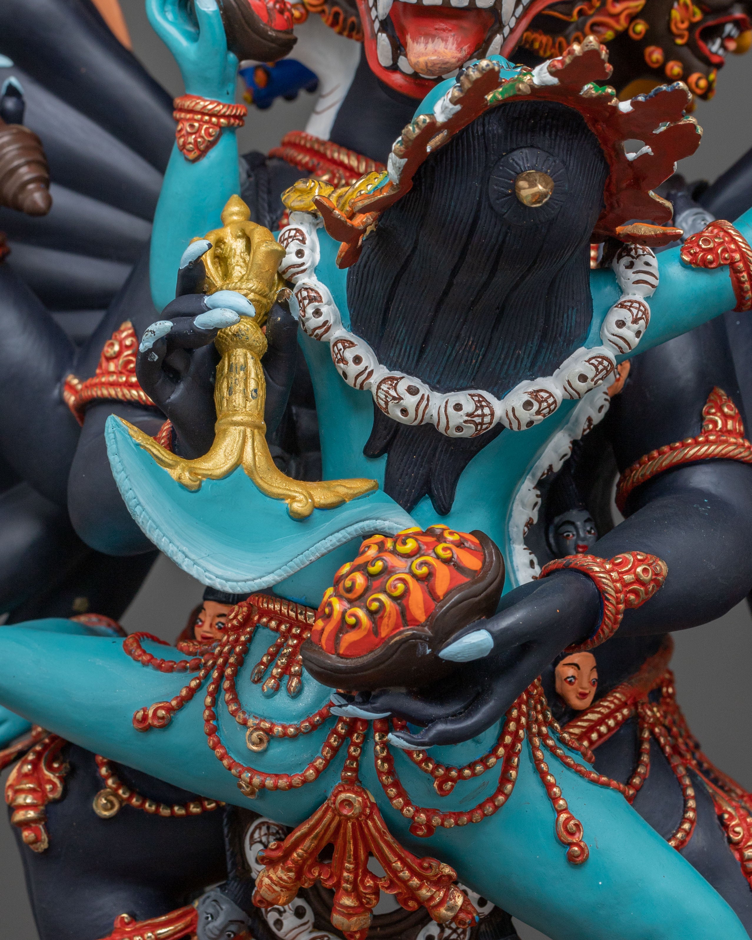 Yamantaka Wrathful Deity Statue | Fierce Protector of Enlightened