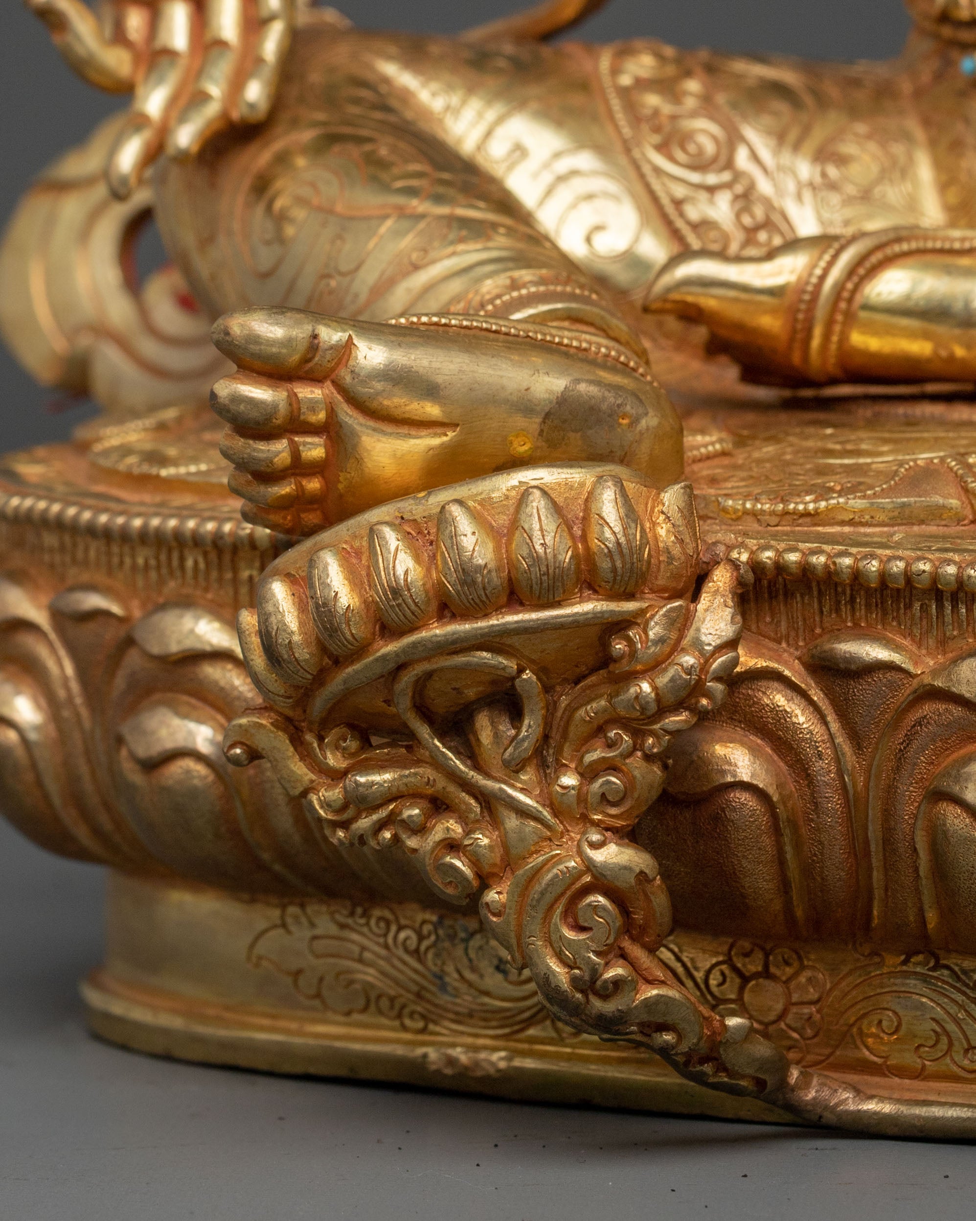 Green Tara Ritual Statue | | Handcrafted Buddhist Goddess Sculpture