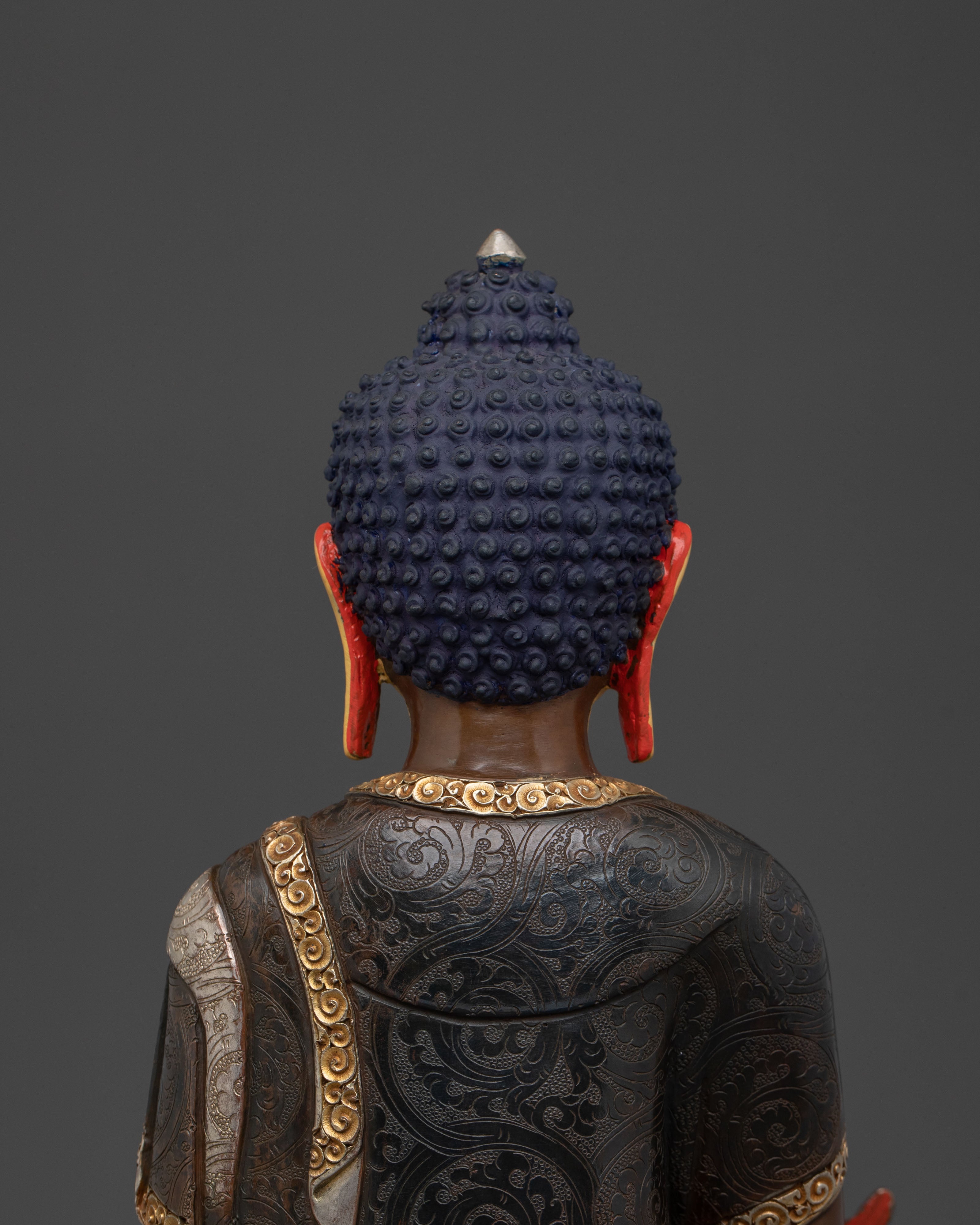 Himalayan Medicine Buddha Statue: Healing Buddha Sculpture