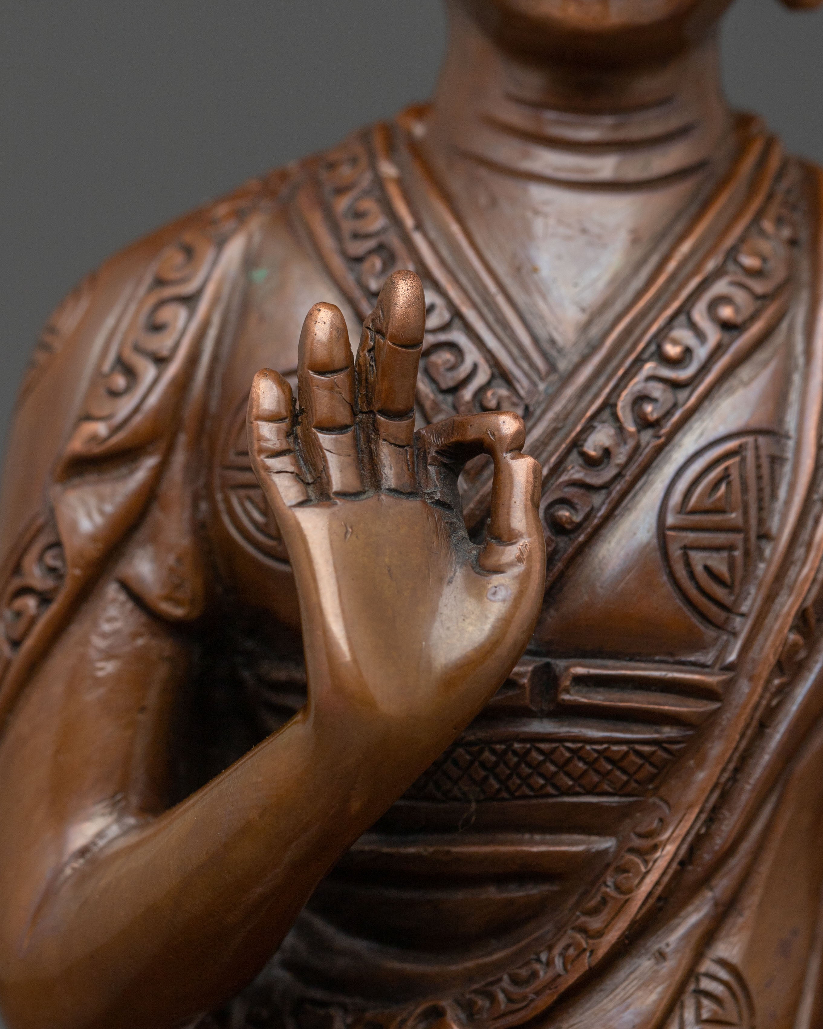 Tsongkhapa Sacred Statue Collection with Disciples