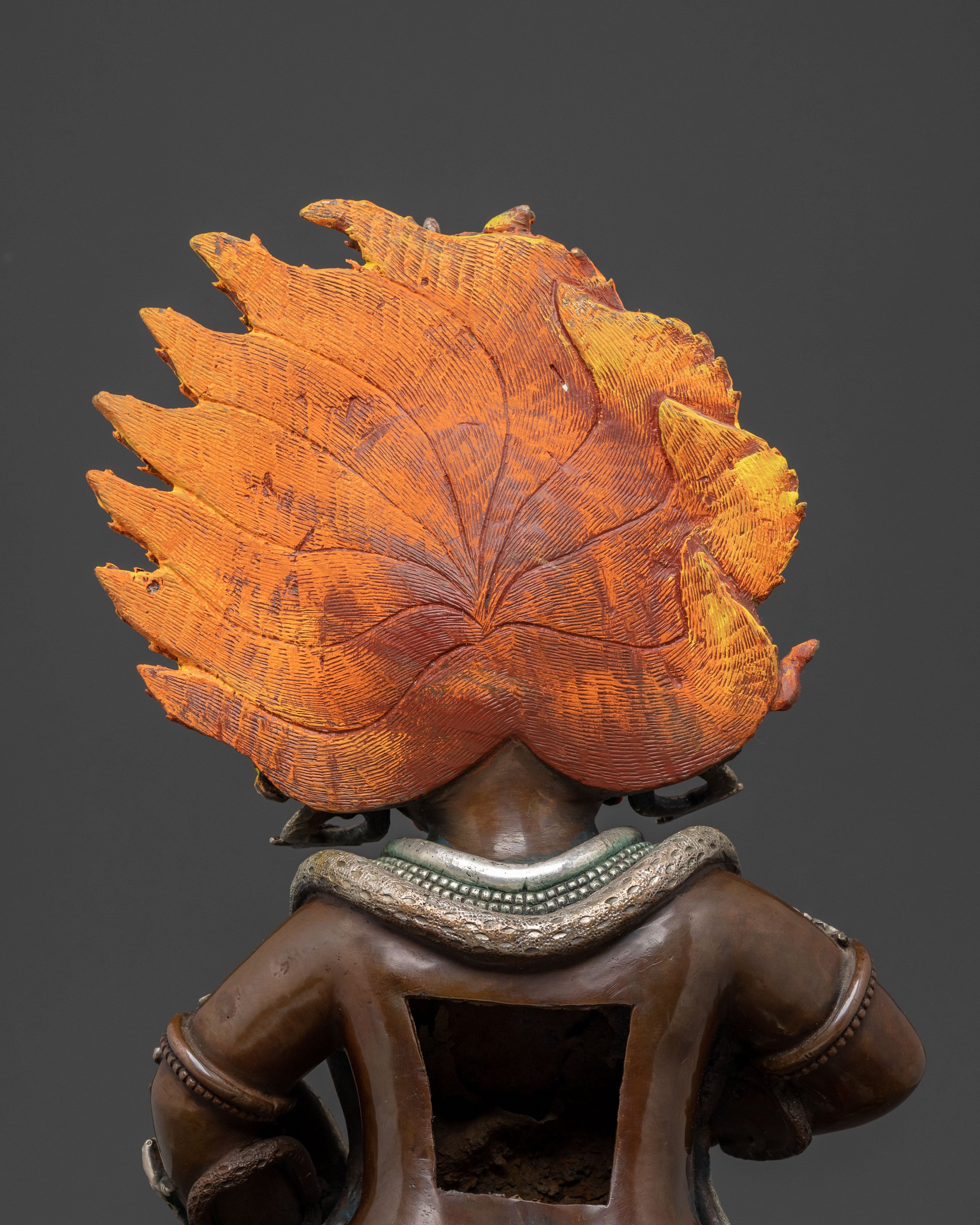 Black Dzambhala Handcrafted Statue – Oxidized Copper