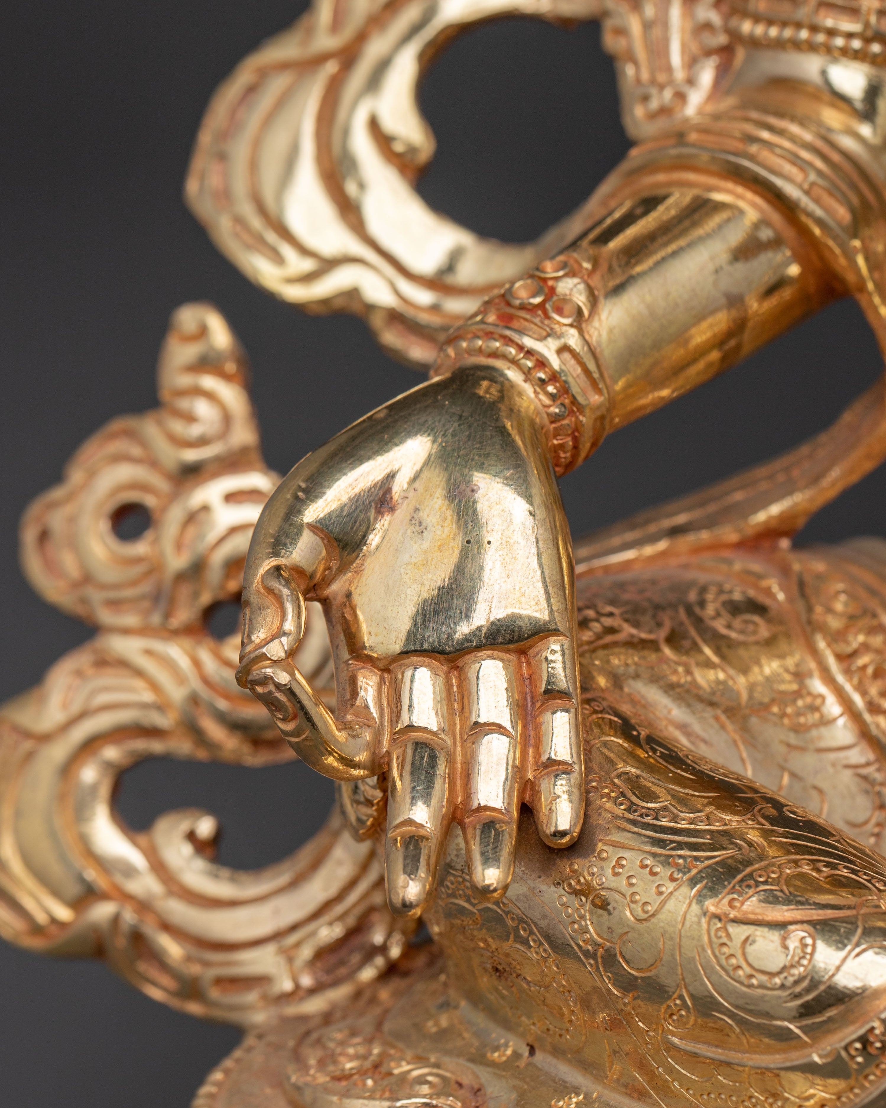 Mother Green Tara | 24K Gold Gilded Sculpture