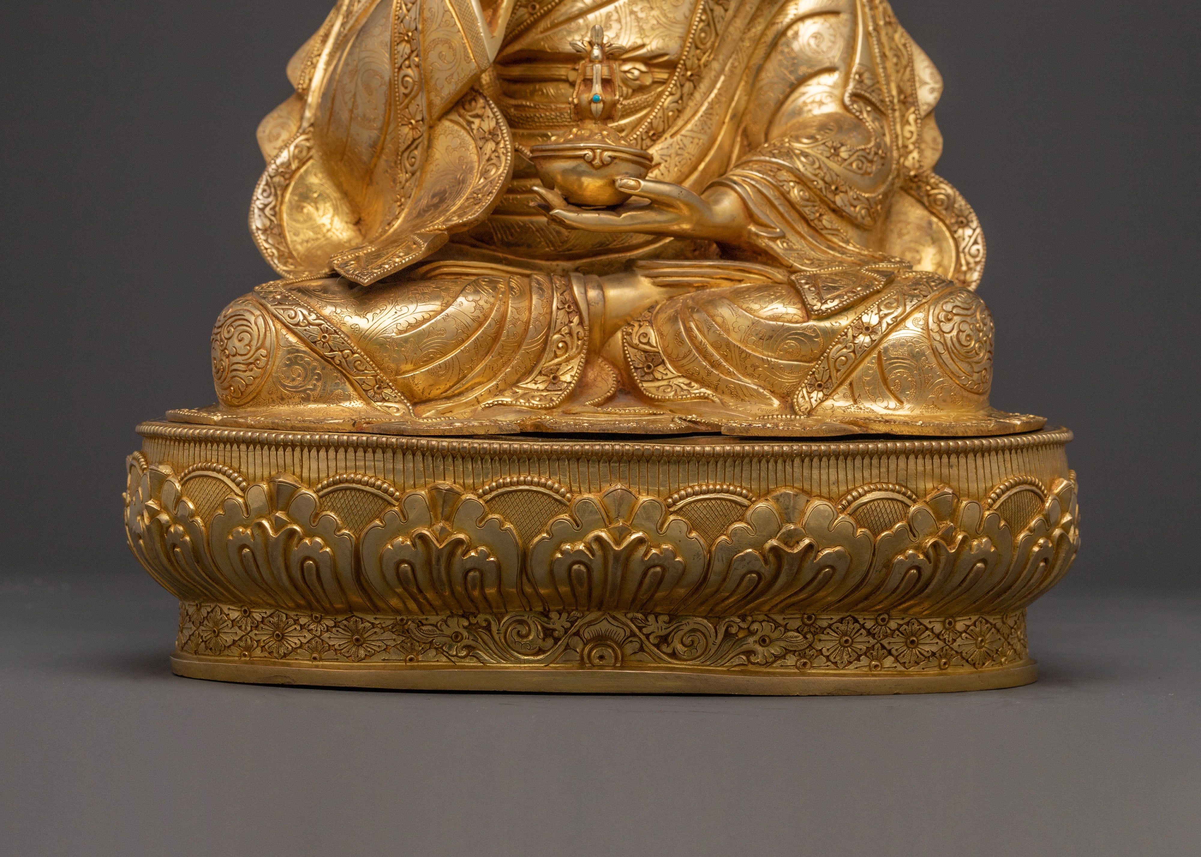 Handcrafted Guru Tsokye Dorje Sacred Statue