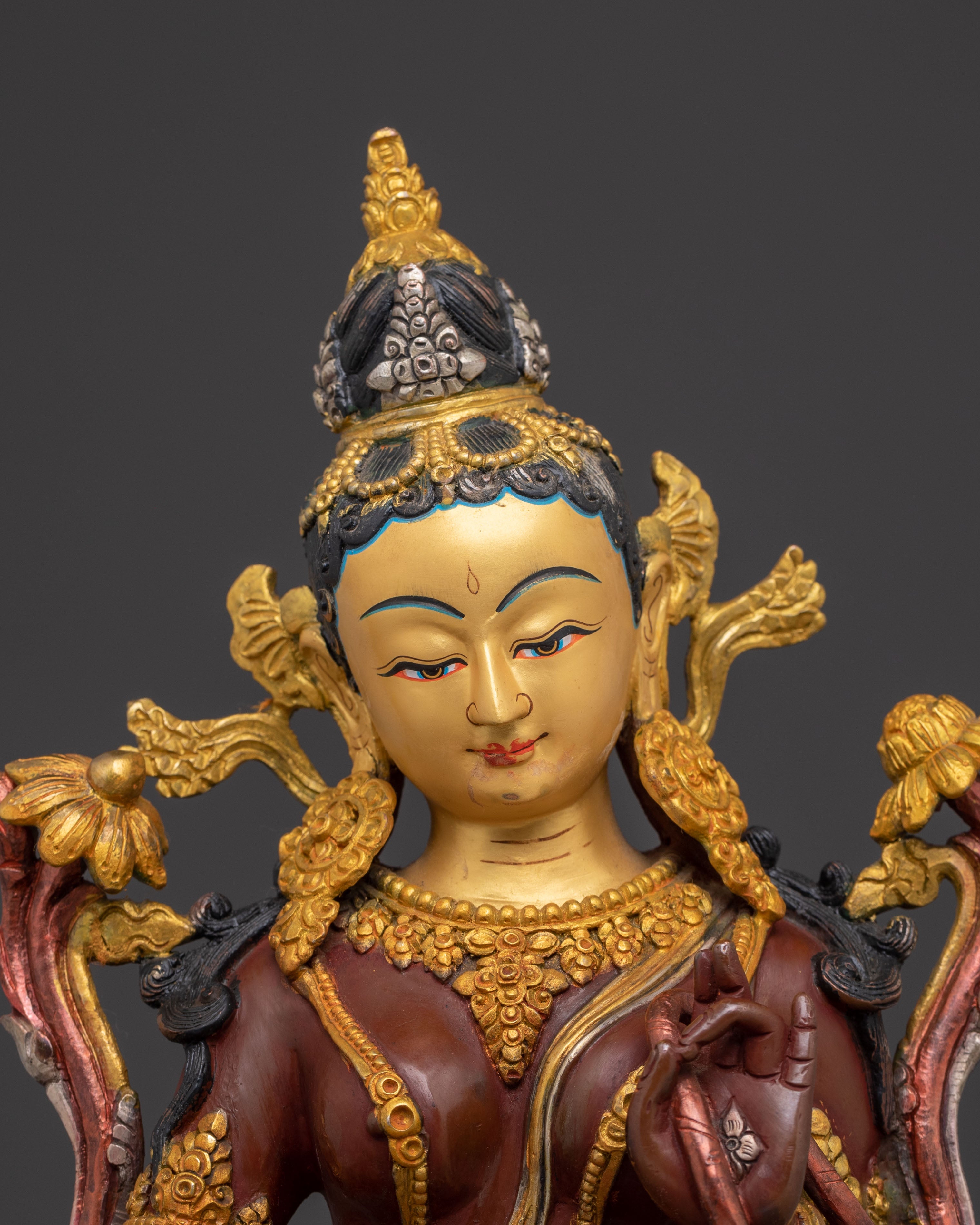 Green Tara Sacred Statue | Protector from Suffering