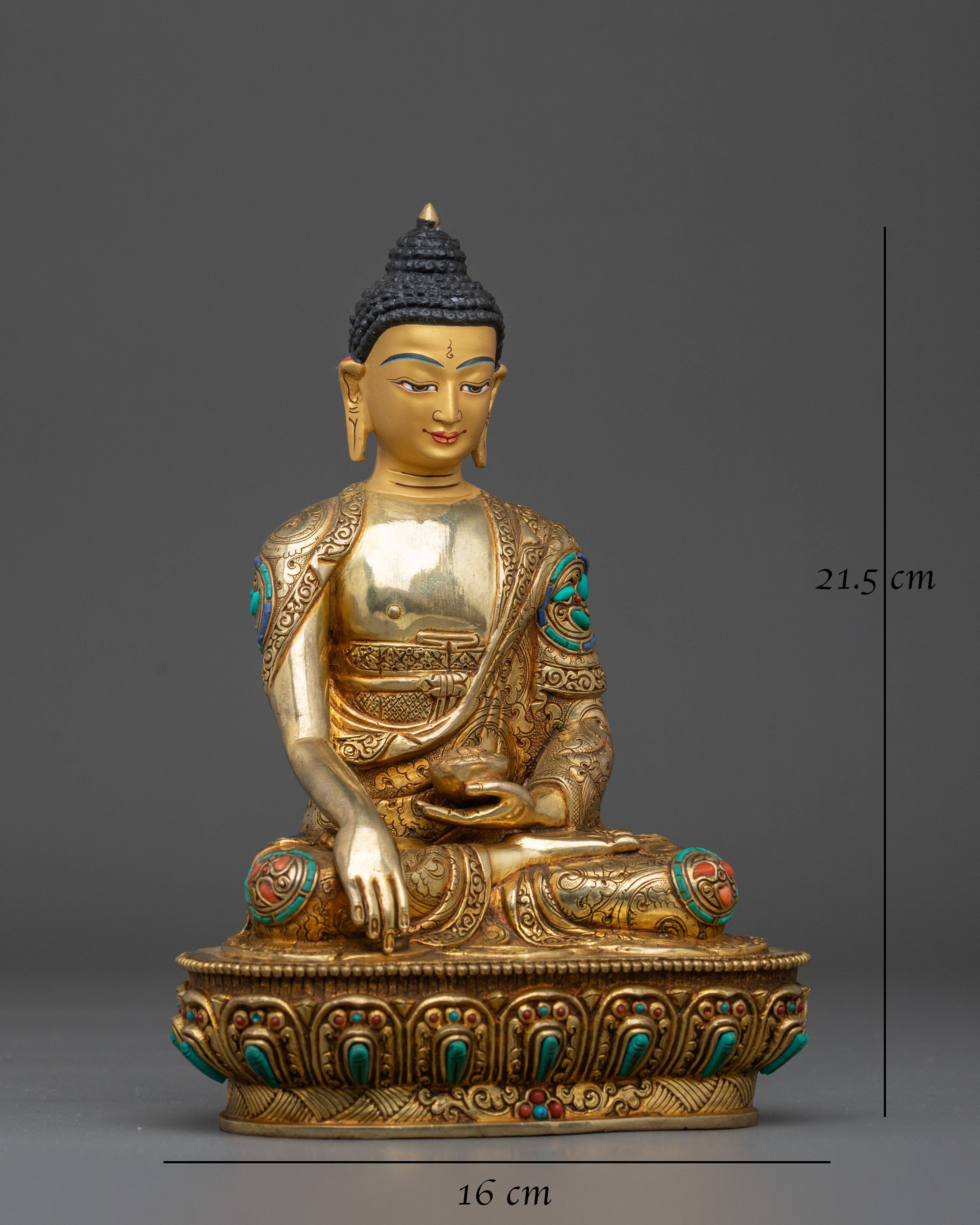 Handcrafted Shakyamuni Buddha Statue for Altar: Symbol of Enlightenment