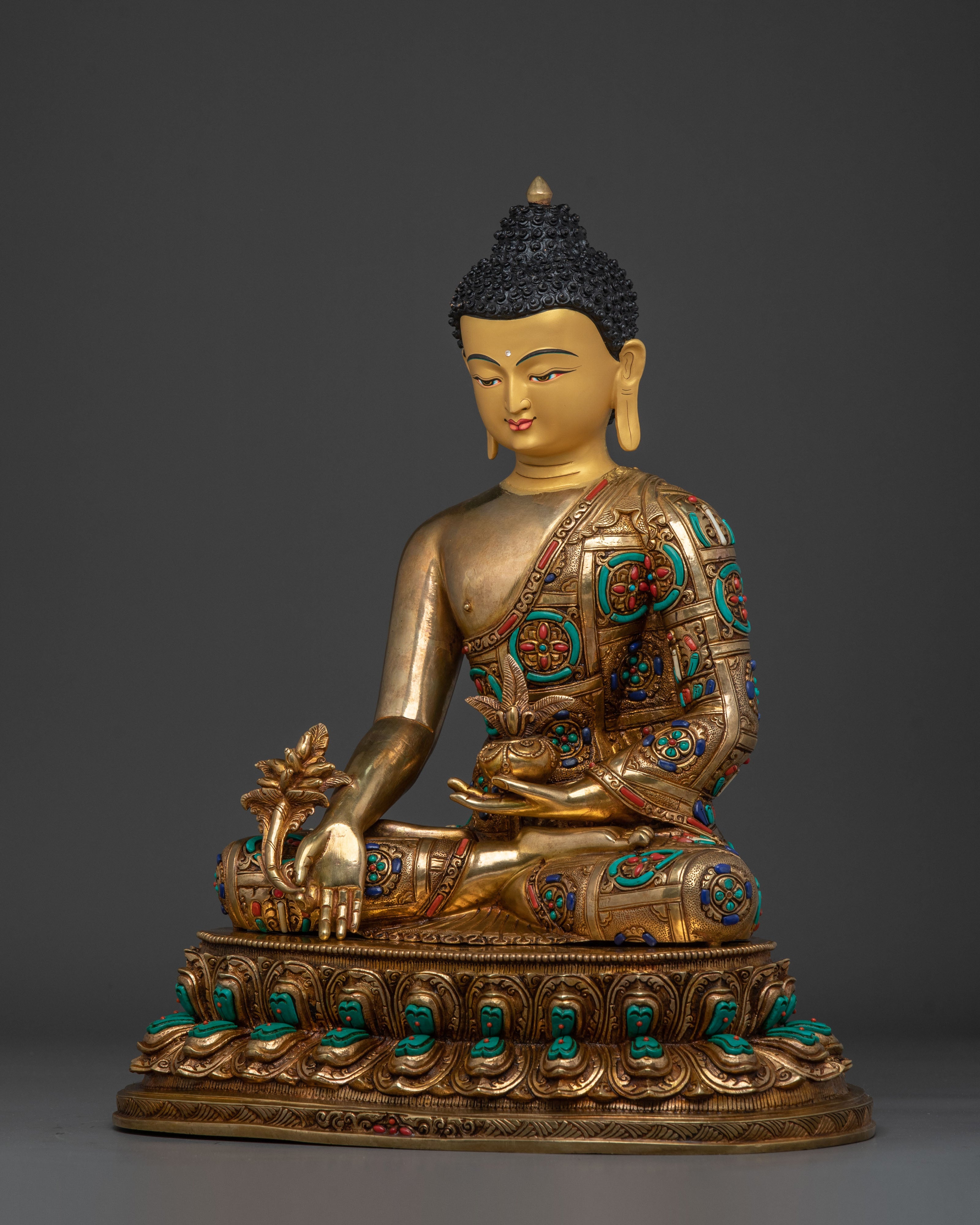 Medicine Buddha Sculpture | Radiant Spiritual Healer