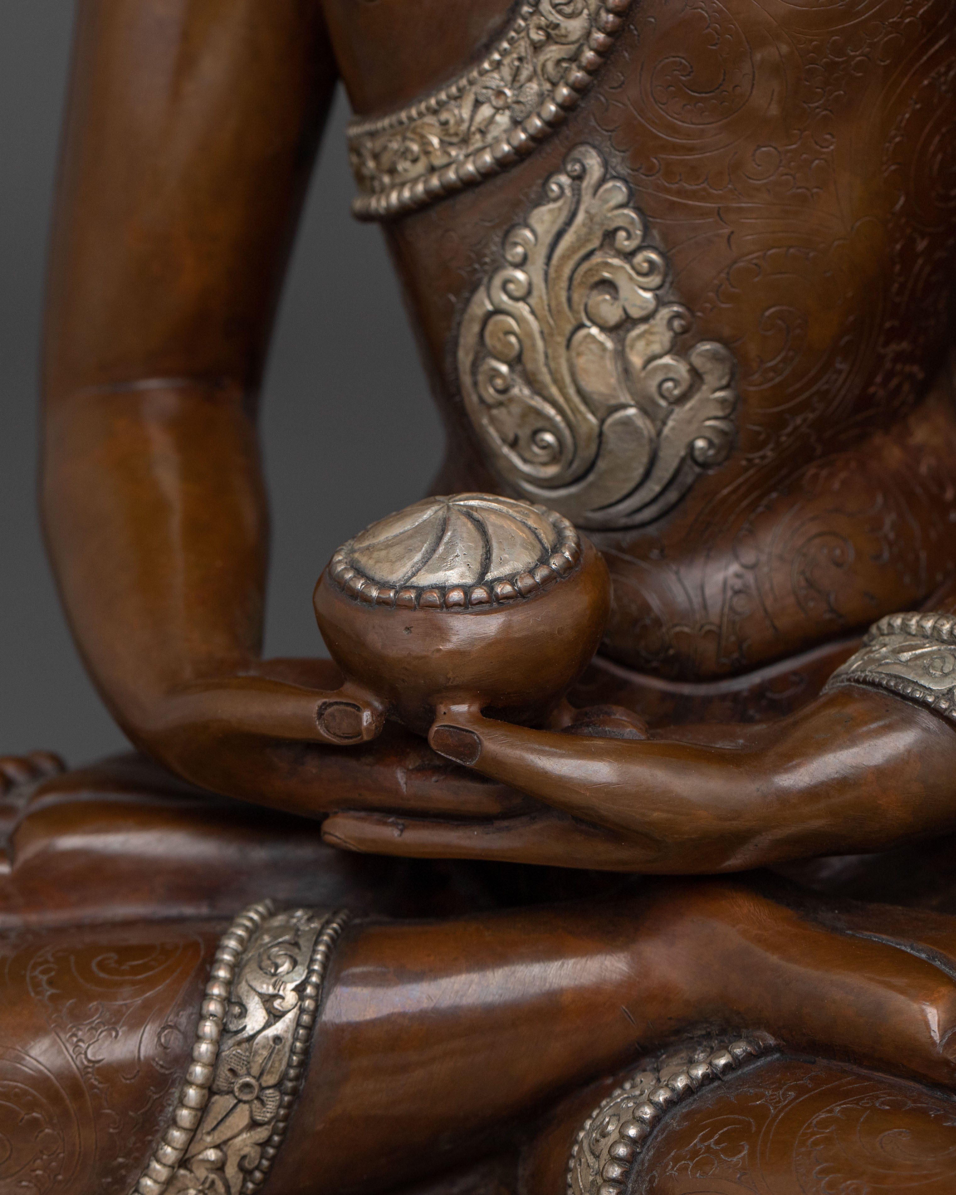 Pure Land Buddha Amitabha Sacred Sculpture | Buddha of Infinite Light