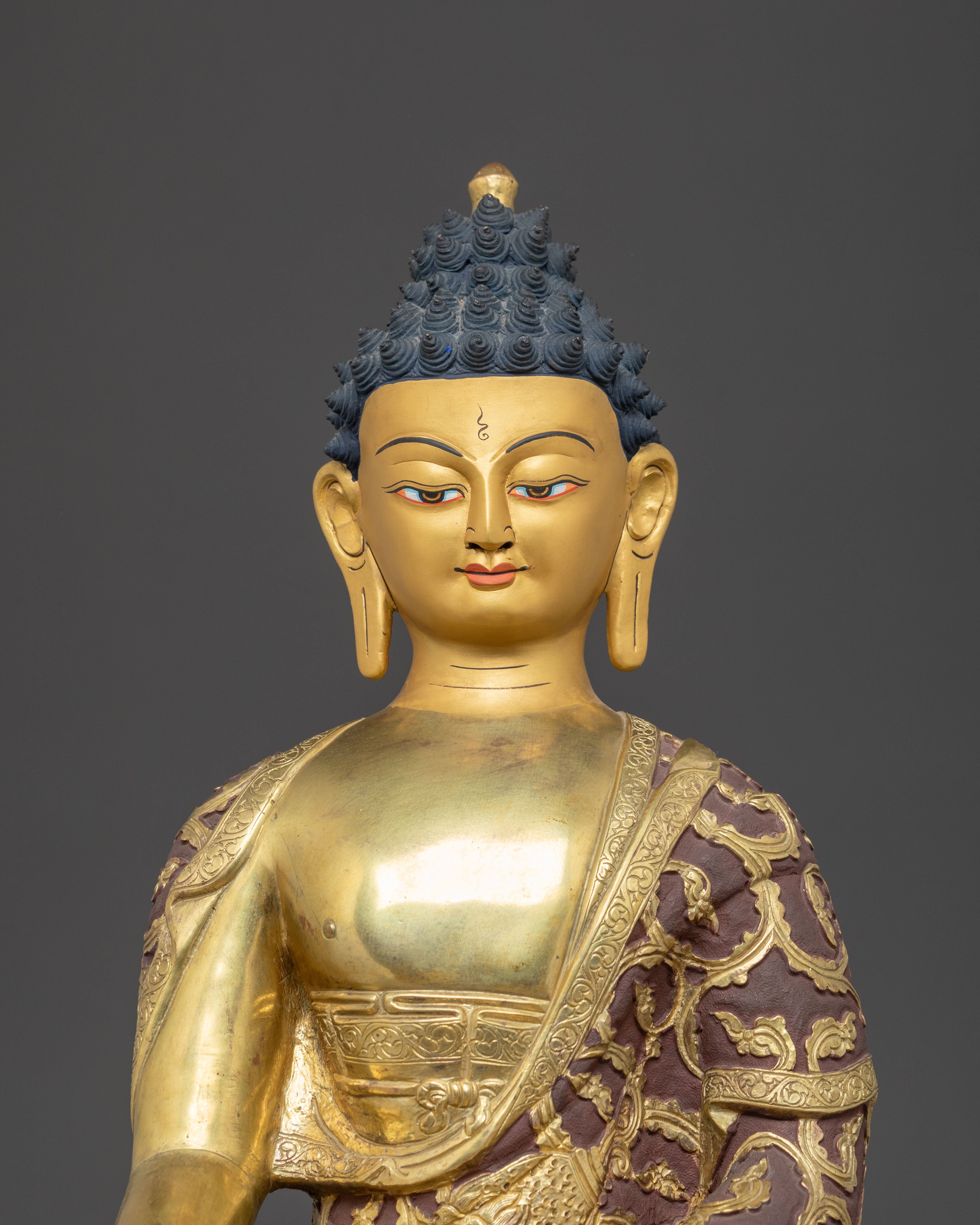 Handmade Buddhist Statue of Gautama Buddha | Shakyamuni Buddha Sculpture