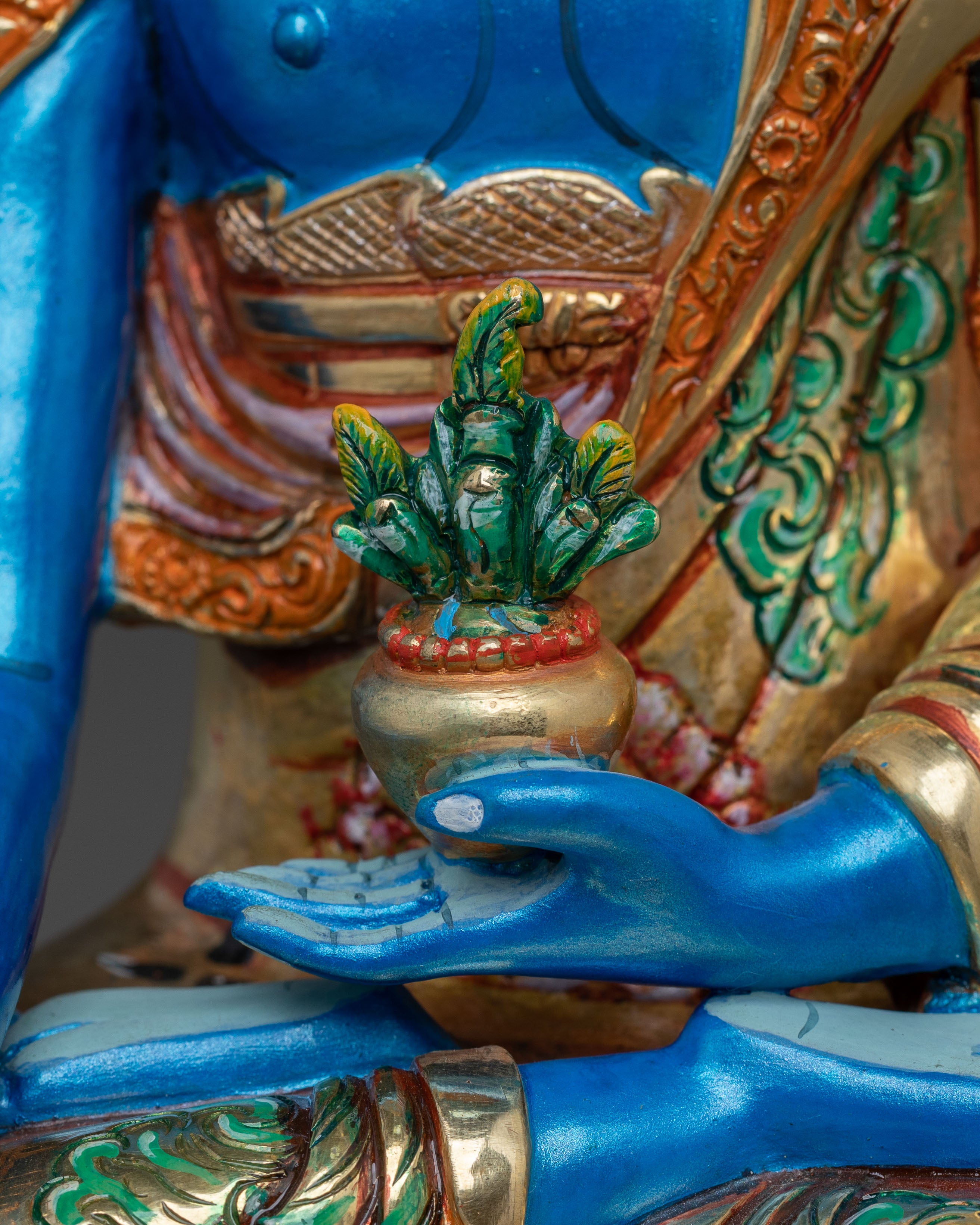 Three Buddhas Sacred Set | Tibetan Buddhist Altar Decor