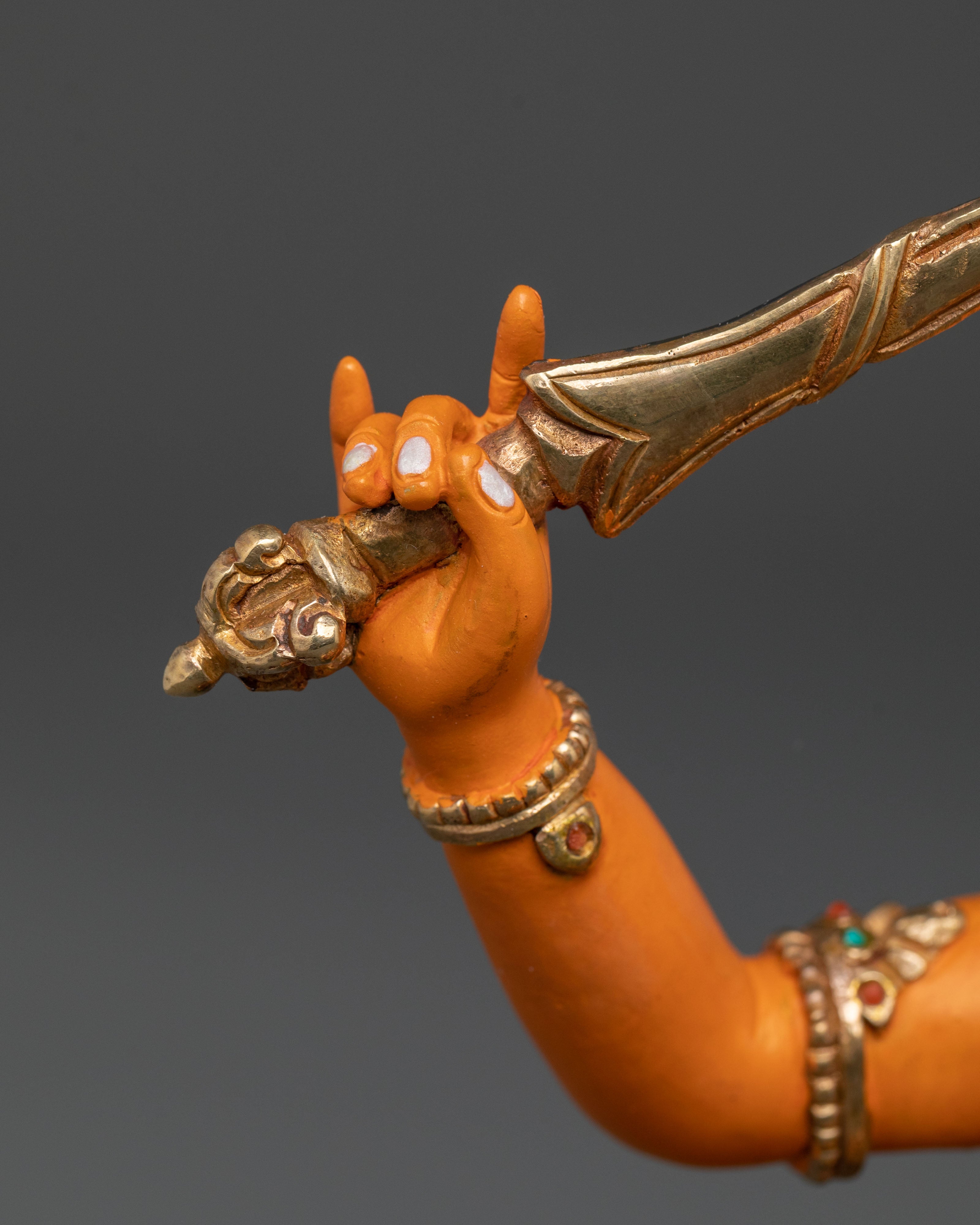 Manjushri Handcrafted Statue | Spiritual Figurine