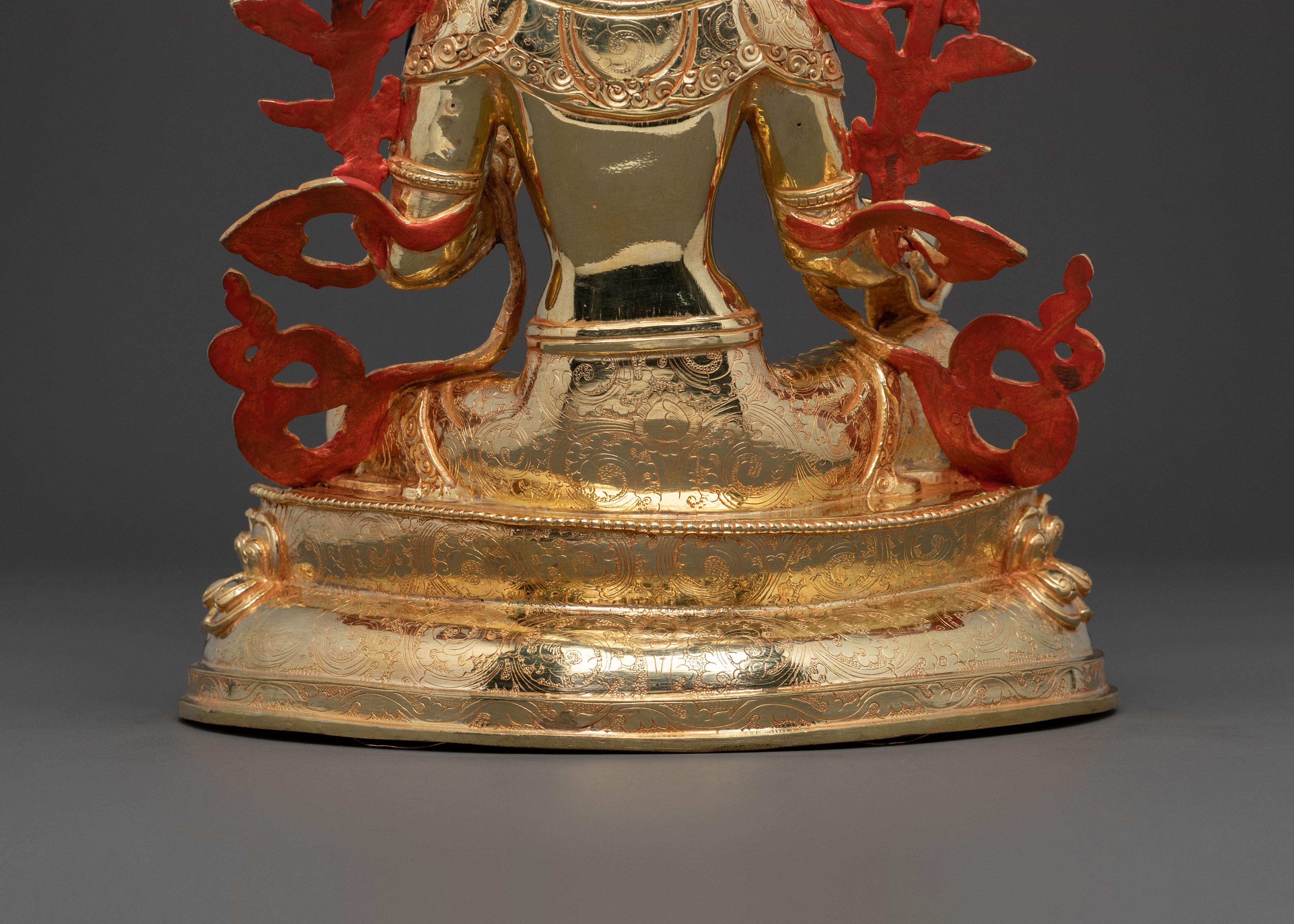 Mother Green Tara Peaceful Statue | Sacred Himalayan Buddhist Art