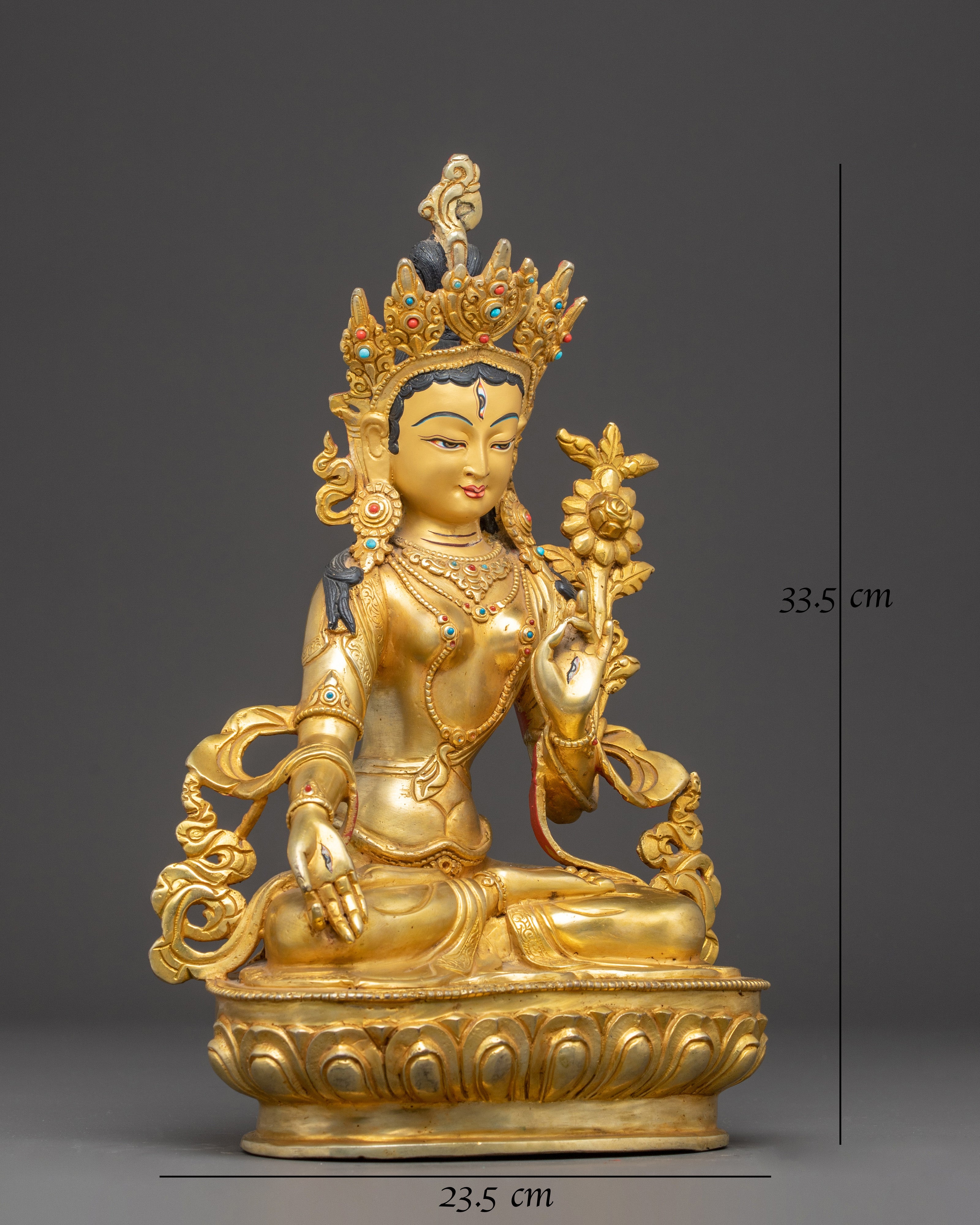 White Tara Statue: Compassion and Long Life