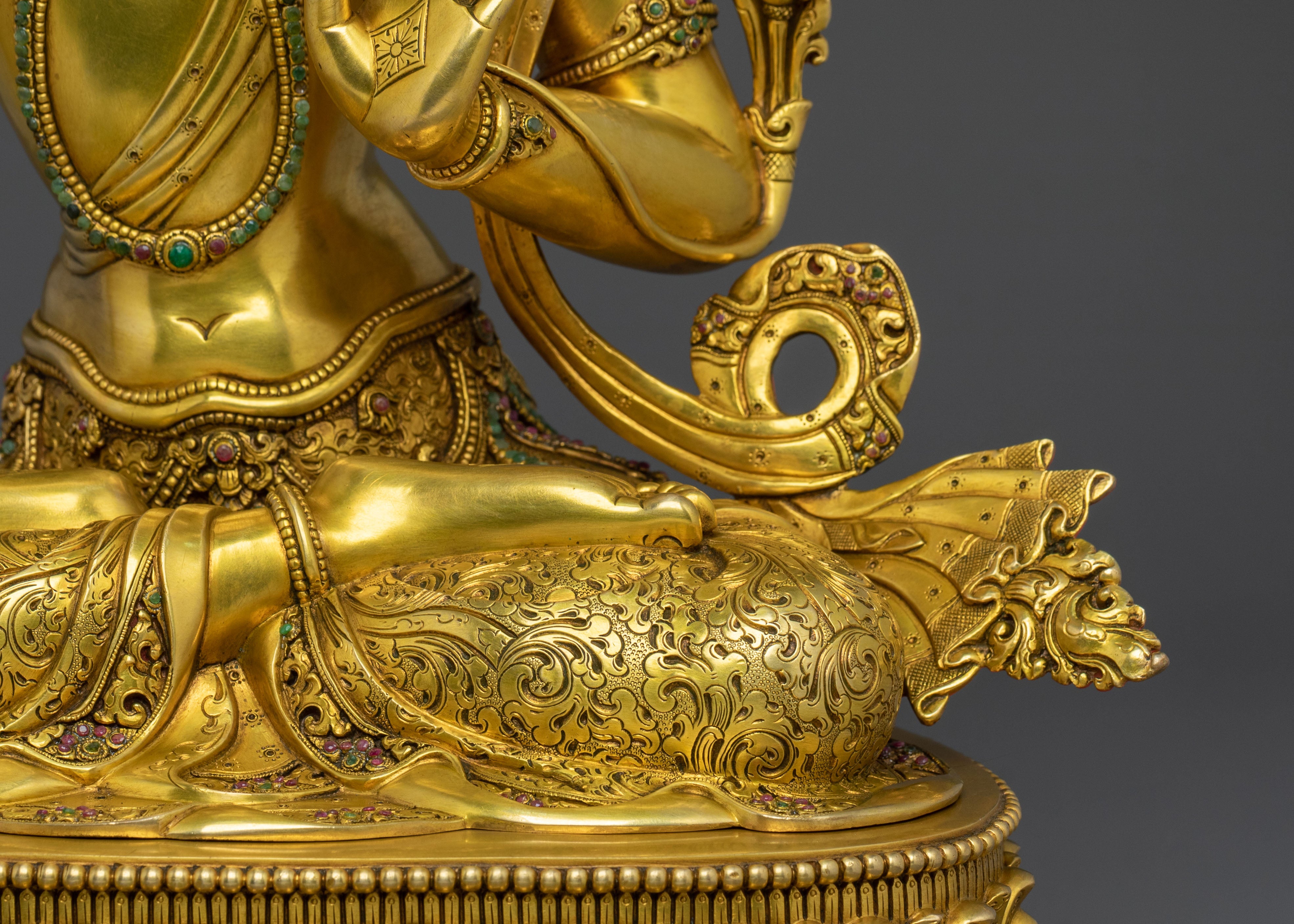 Handmade Manjushri Statue | Tibetan Wisdom Deity