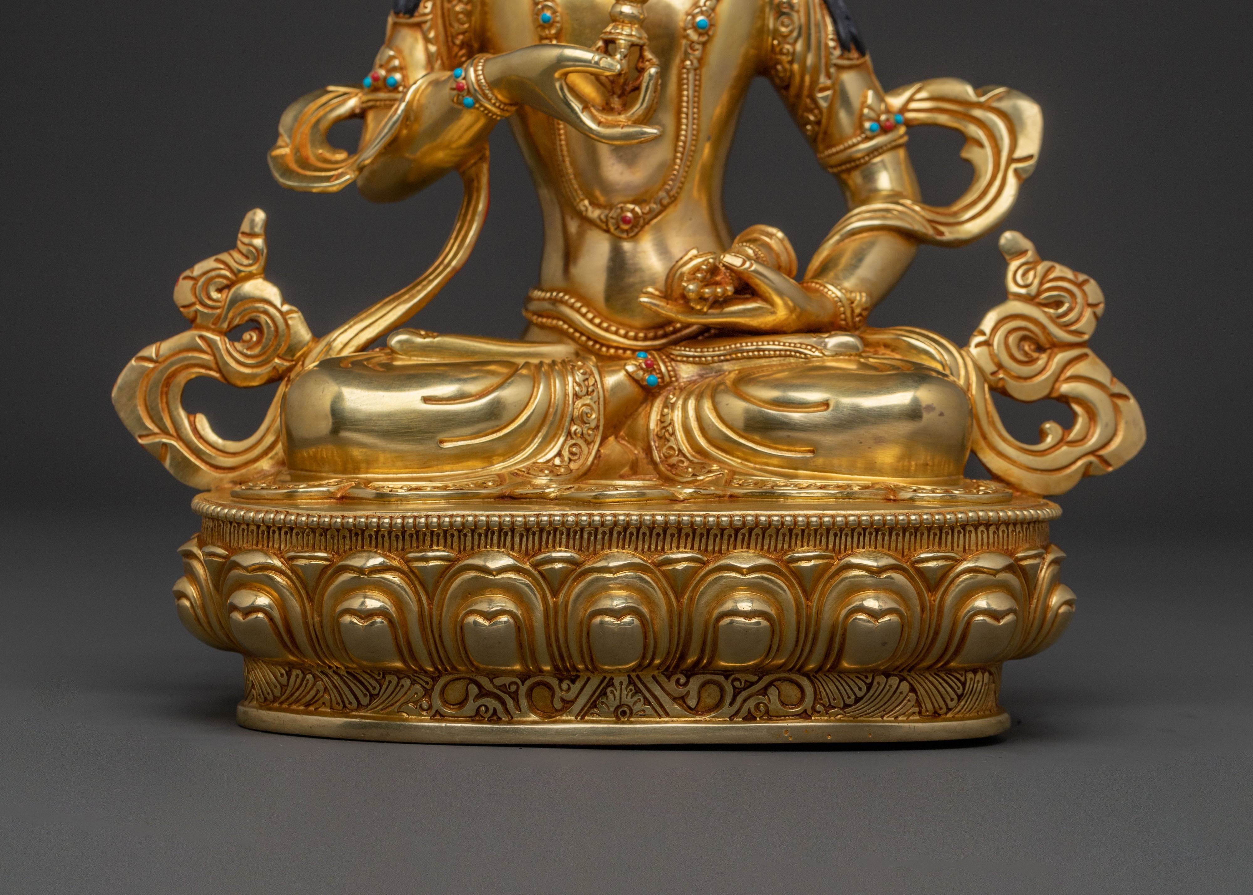 Vajrasattva Buddha: Exquisite Nepalese Sculpture