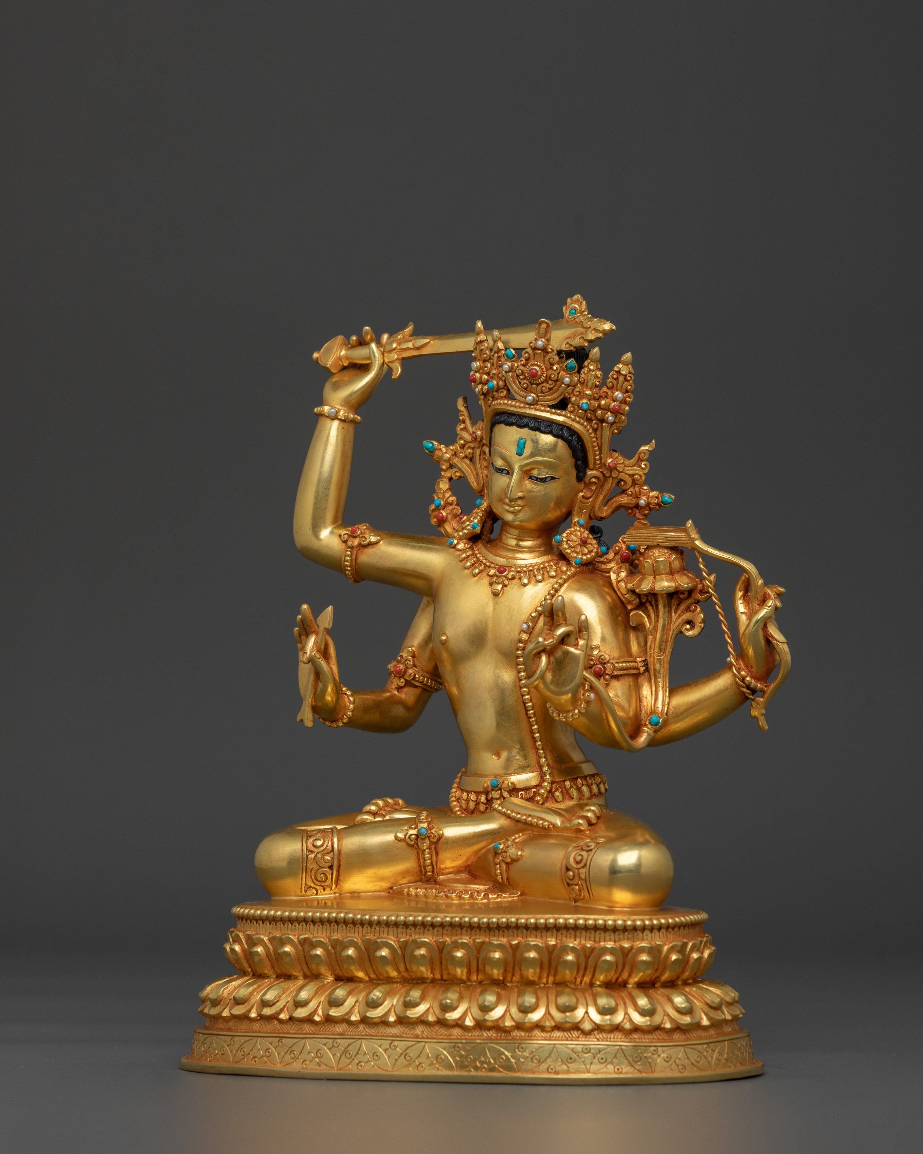 Maha Manjushri Statue | Wisdom Bodhisattva