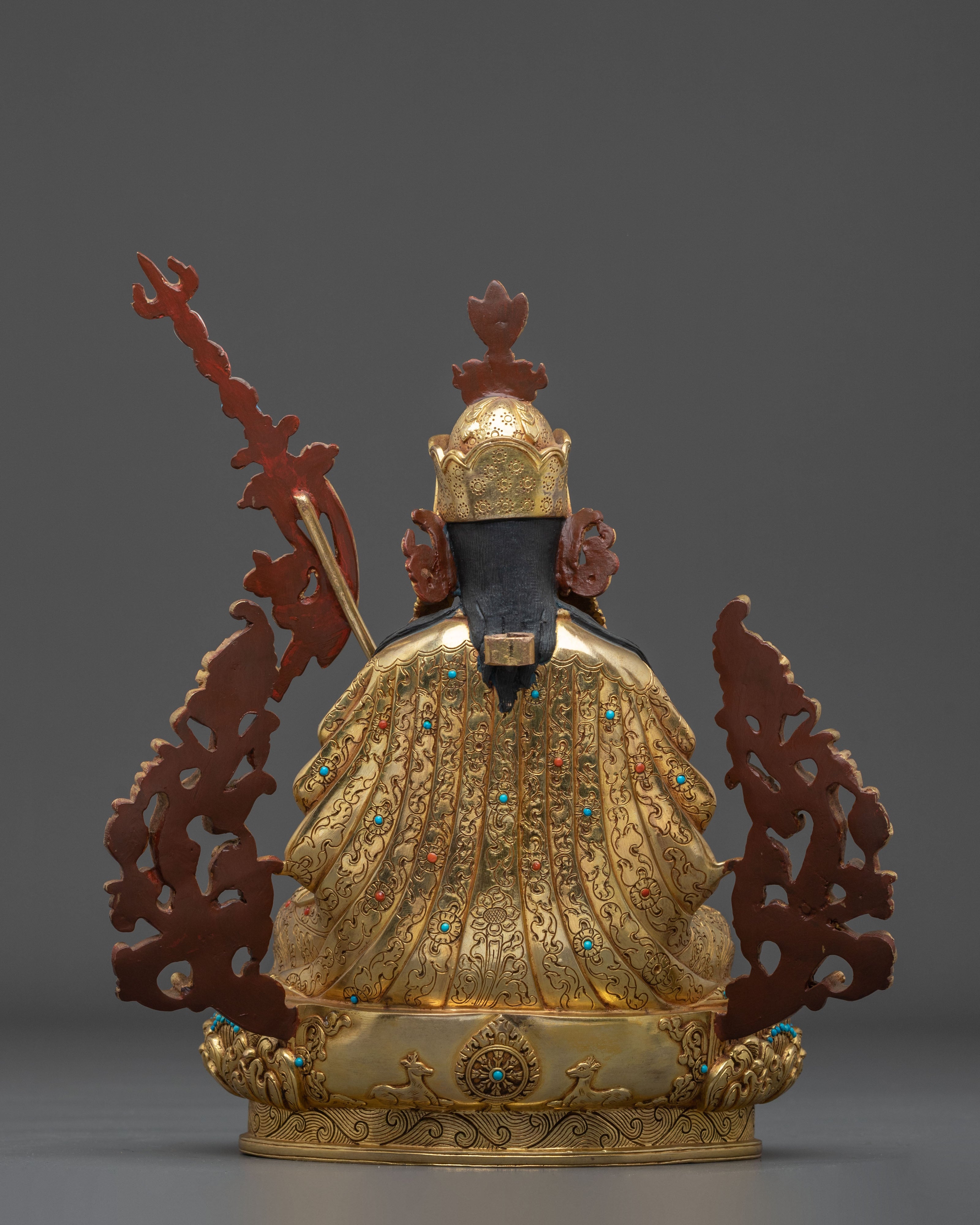 Tsokye Dorje Buddhist Statue | 24K Gold Gilded Copper Sculpture