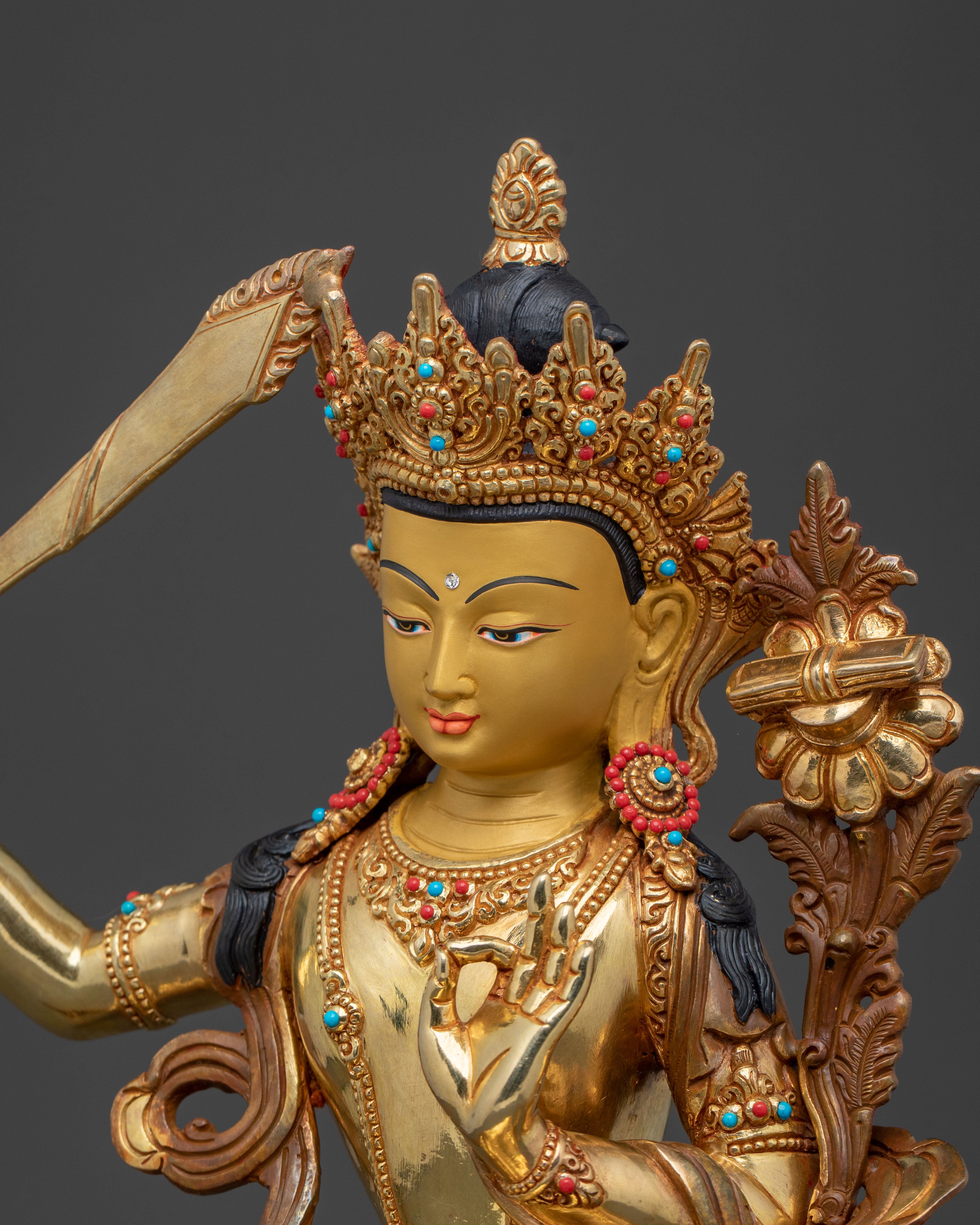 Manjushri Statue | Bodhisattva of Wisdom and Insight