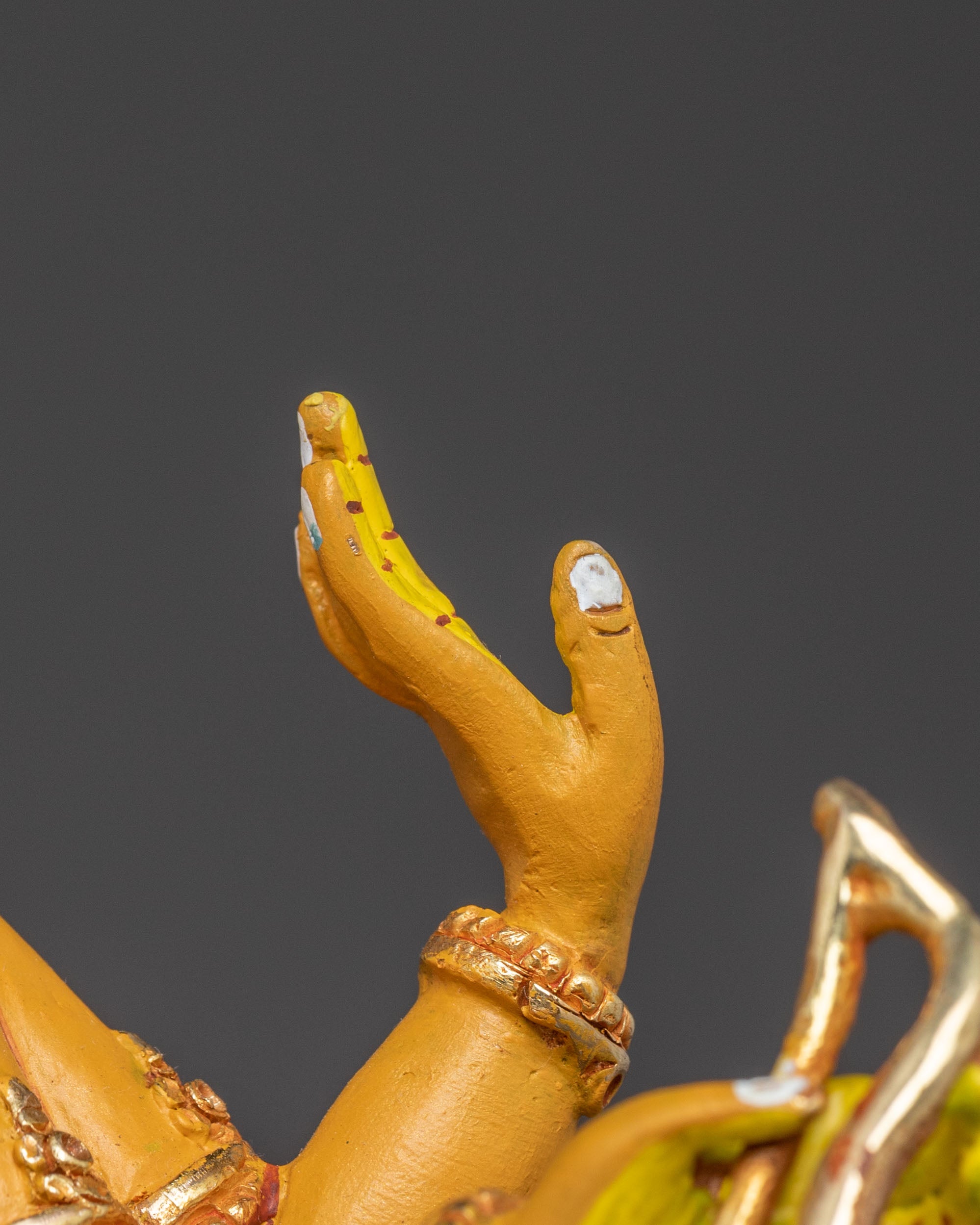 Handcrafted Namgyalma Statue on Throne: Divine Elegance